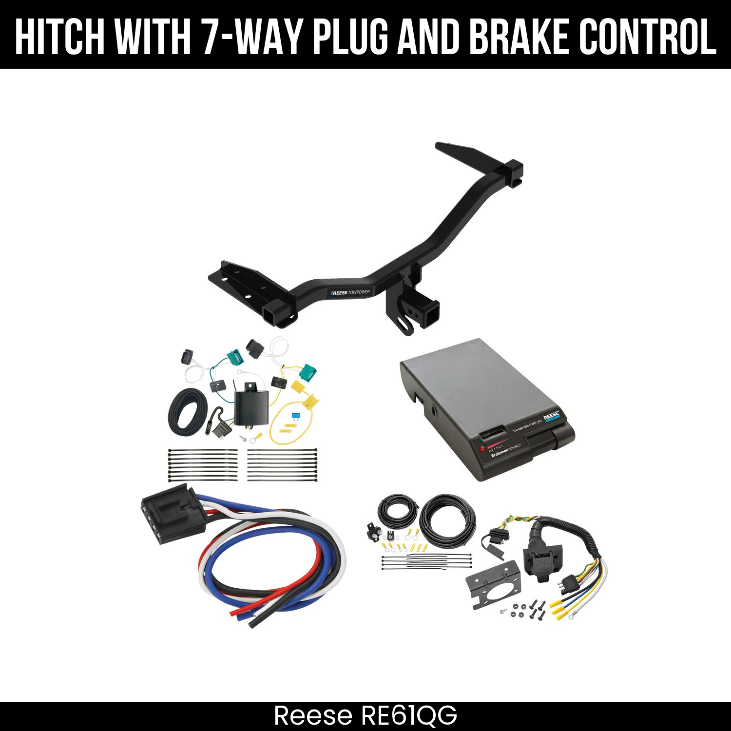 Trailer Hitch , 7-Way , Reese Brakeman Brake Control