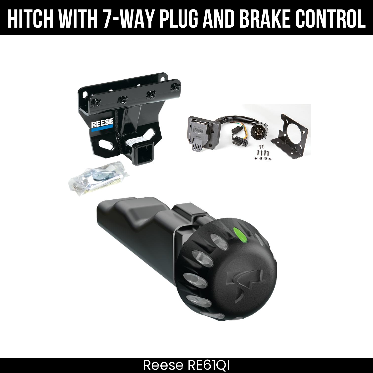 Trailer Hitch , 7-Way , Tekonsha Voyager iD Smart Brake Control
