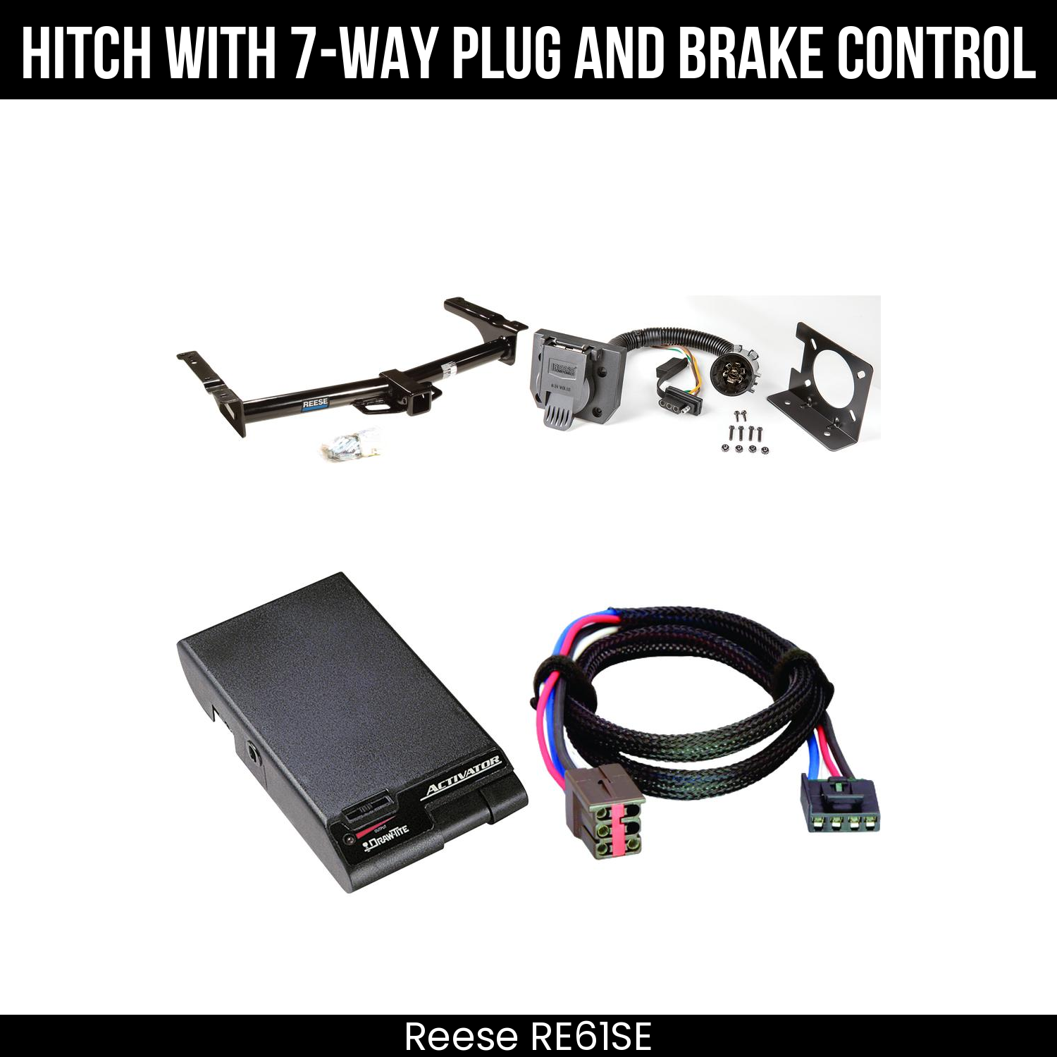 Trailer Hitch , 7-Way , Draw-Tite Activator Brake Control