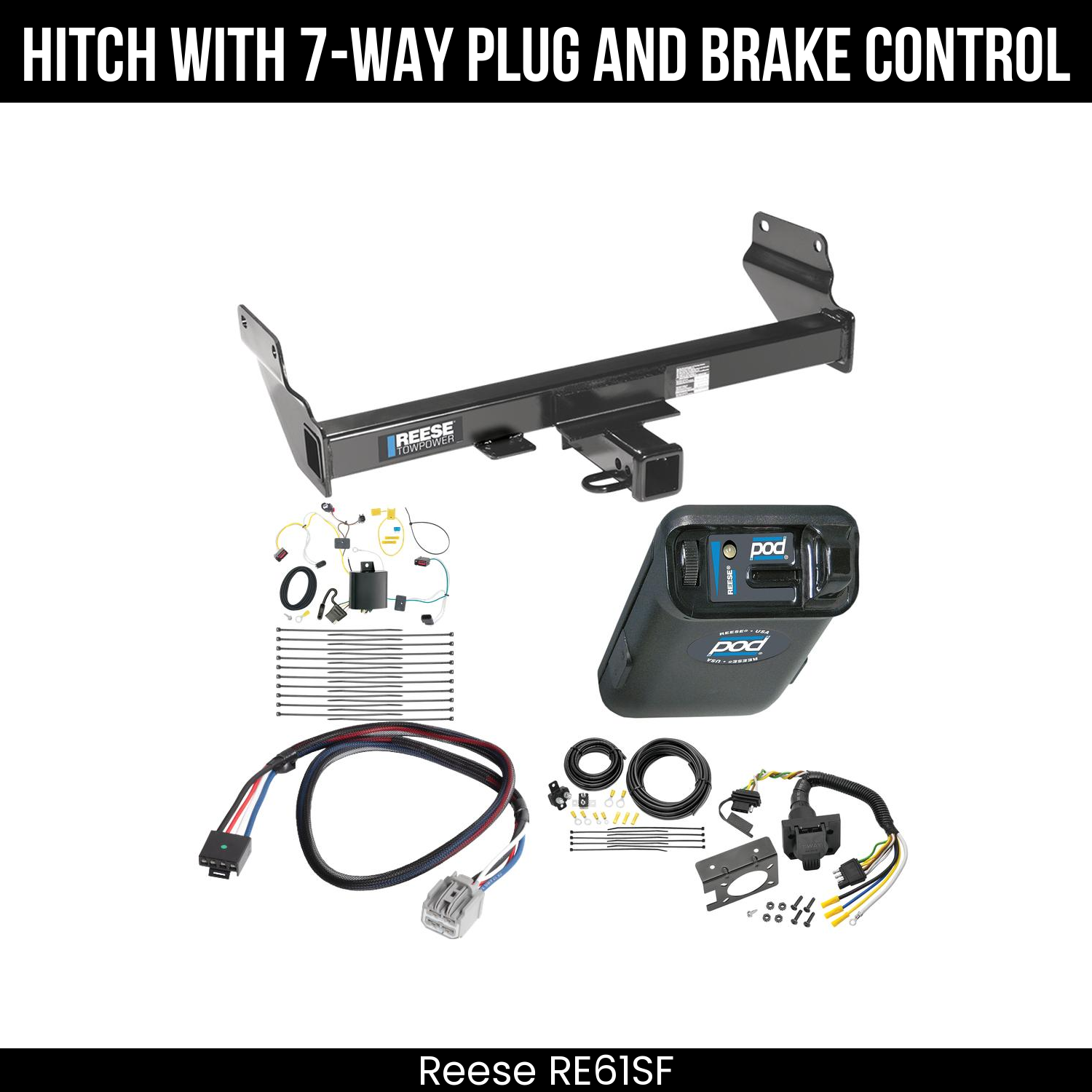 Trailer Hitch , 7-Way , Reese POD Brake Control
