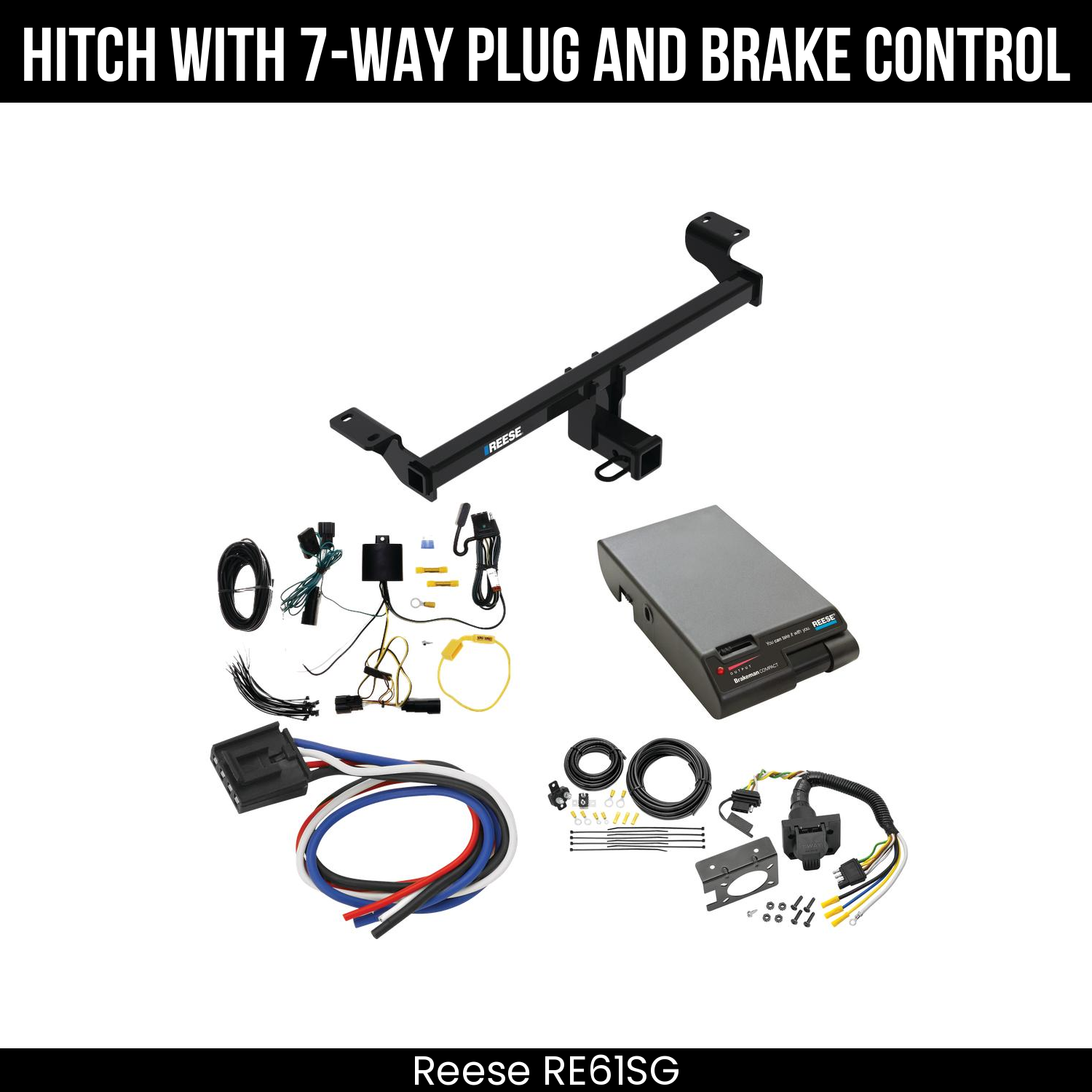 Trailer Hitch , 7-Way , Reese Brakeman Brake Control