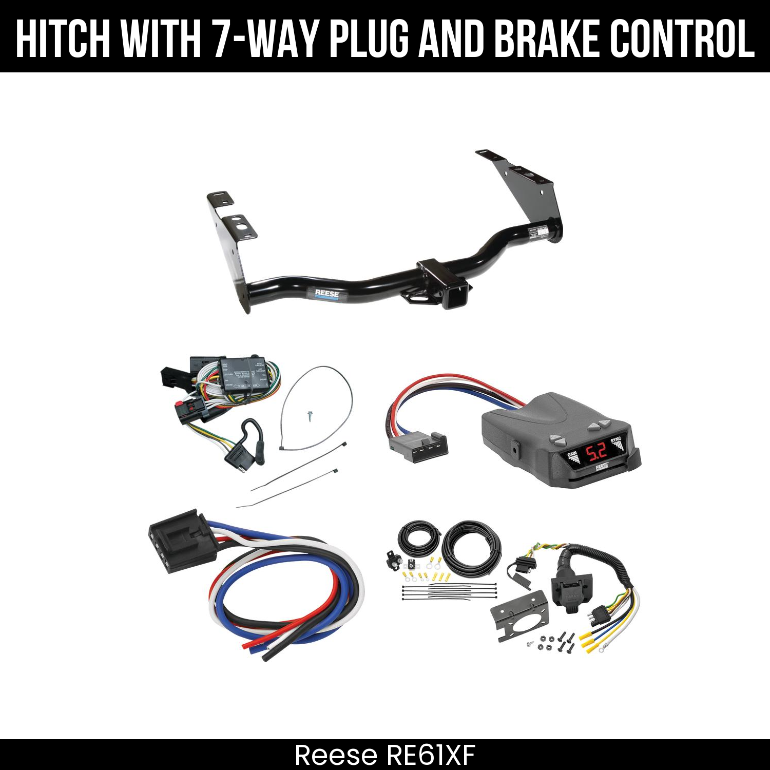 Trailer Hitch , 7-Way , Reese Brakeman IV Brake Control