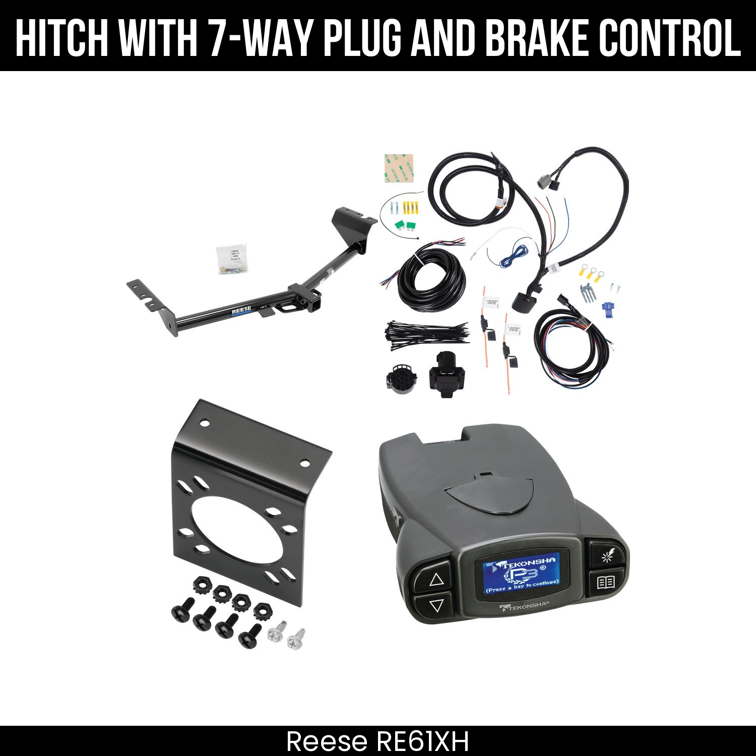Trailer Hitch , 7-Way , Tekonsha Prodigy P3 Brake Control
