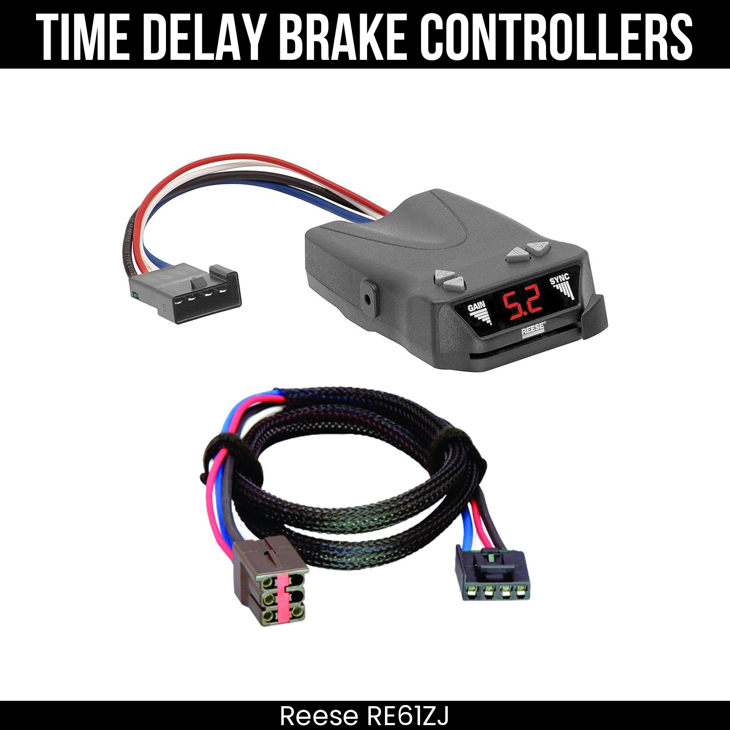Reese Brakeman IV Brake Control , Plug Adapter