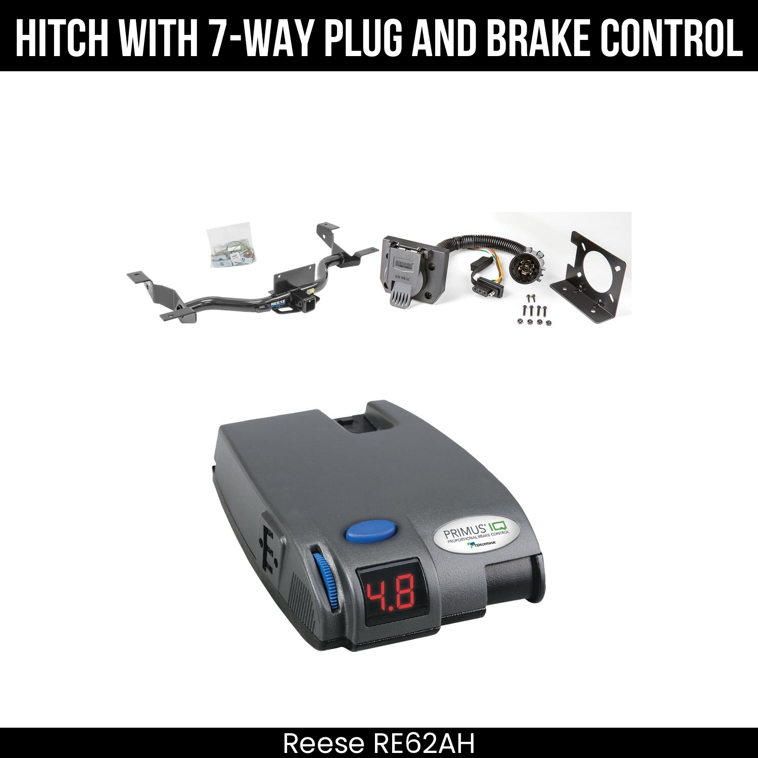 Trailer Hitch , 7-Way , Tekonsha Primus IQ Brake Control