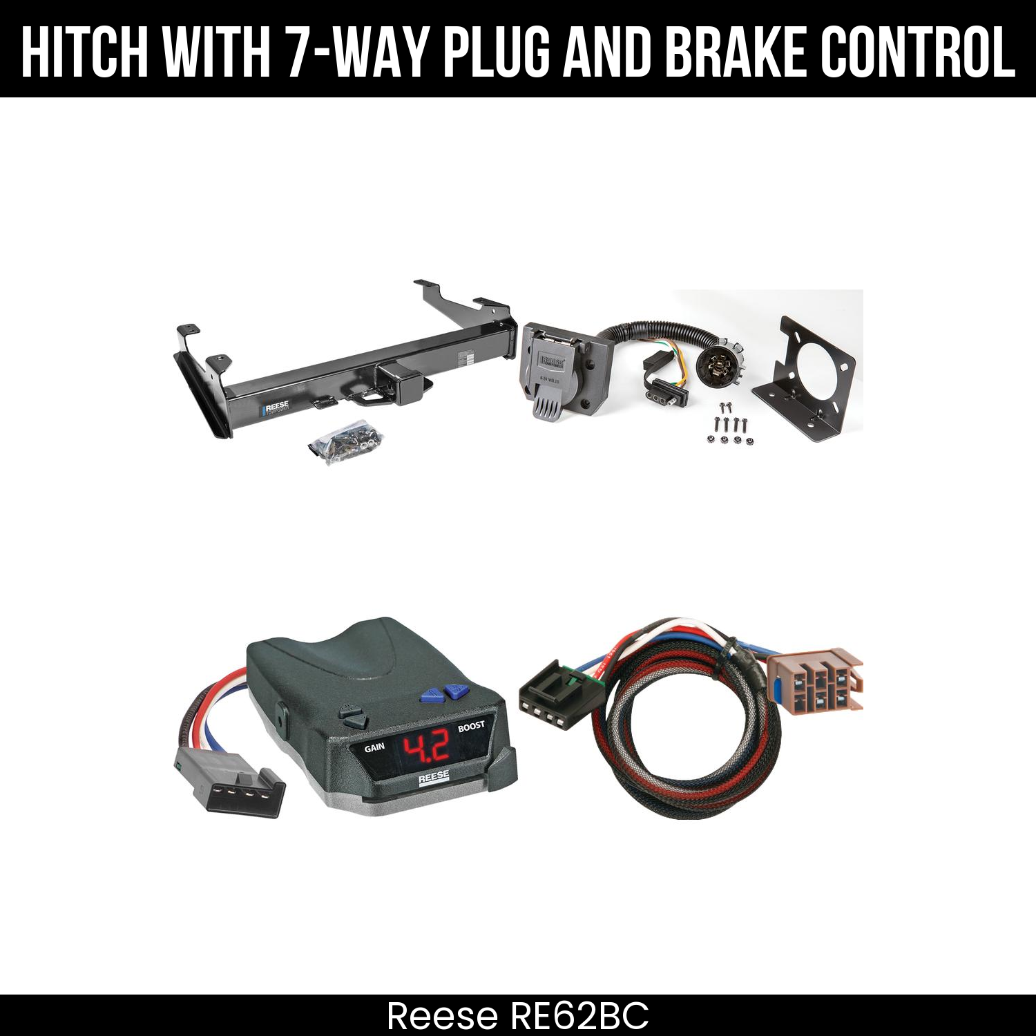 Trailer Hitch , 7-Way , Reese Brake EVN Control