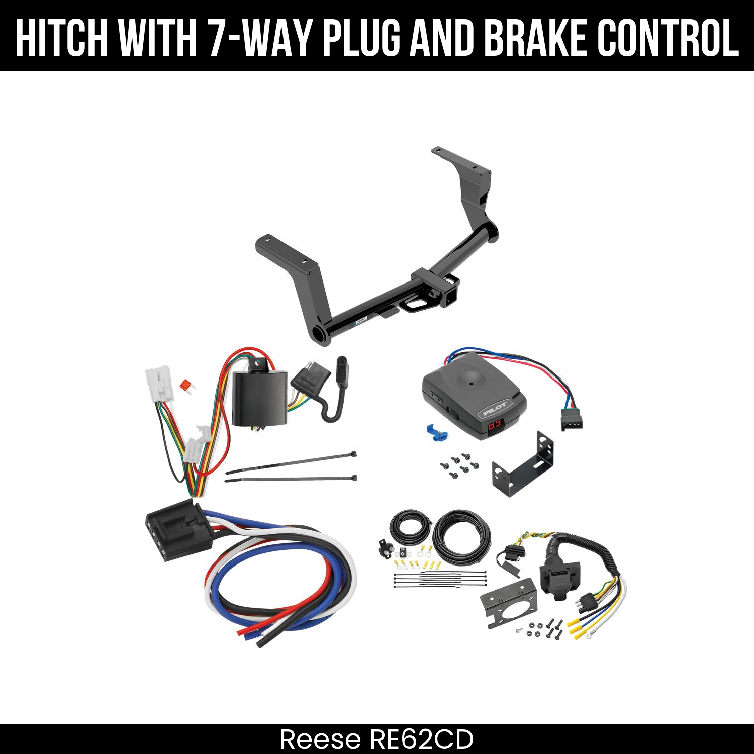 Trailer Hitch , 7-Way , Pro Series Pilot Brake Control