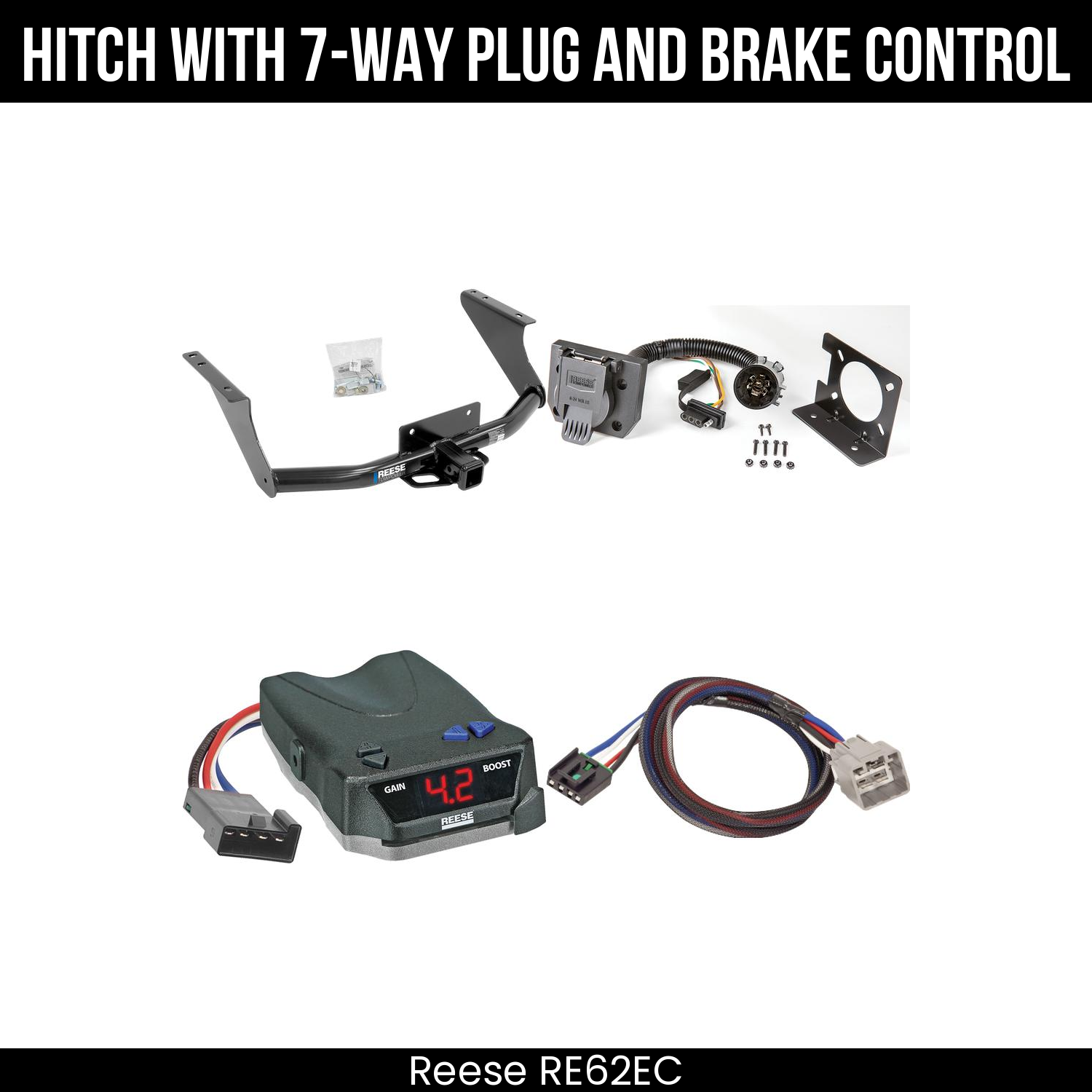 Trailer Hitch , 7-Way , Reese Brake EVN Control