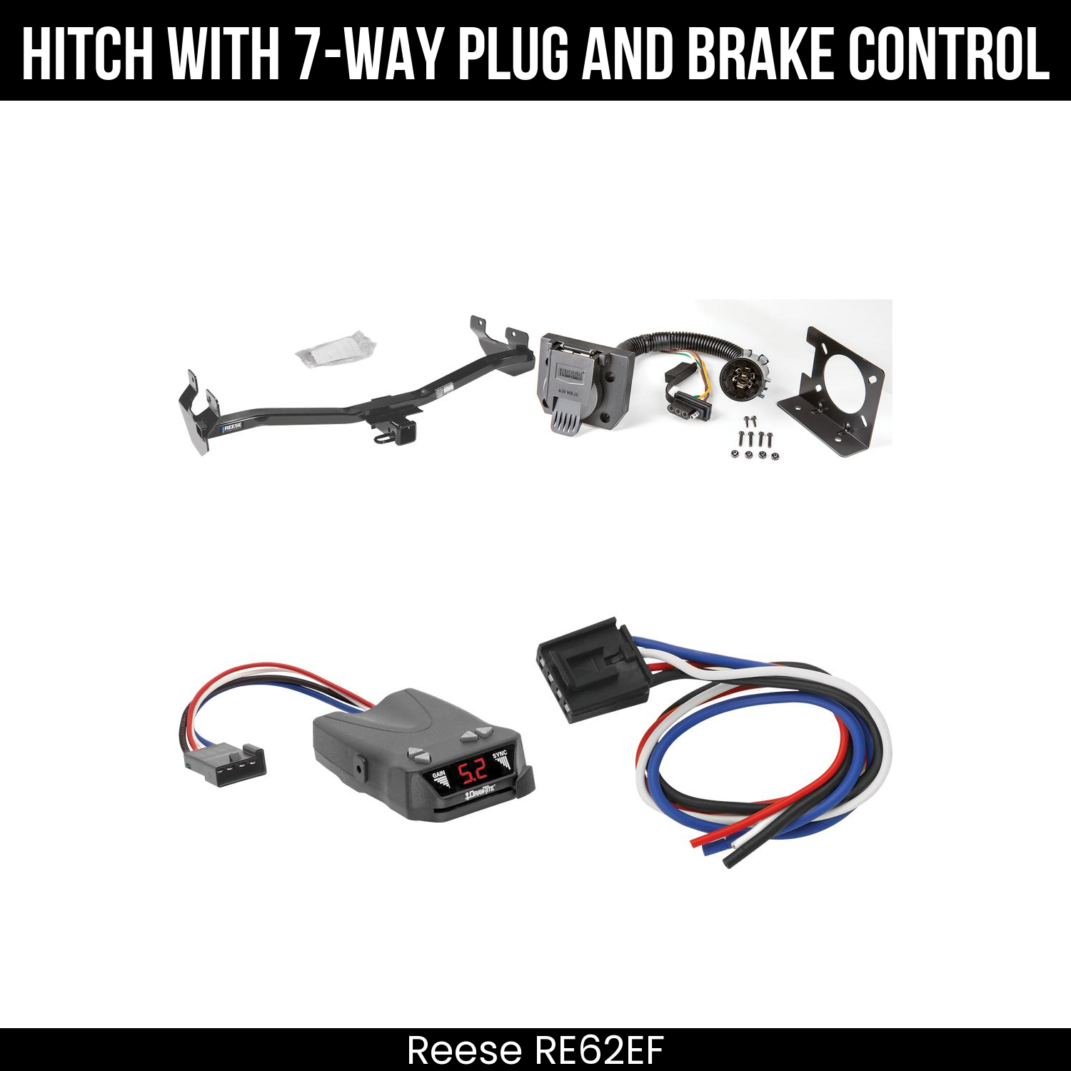 Trailer Hitch , 7-Way , Draw-Tite Activator IV Brake Control