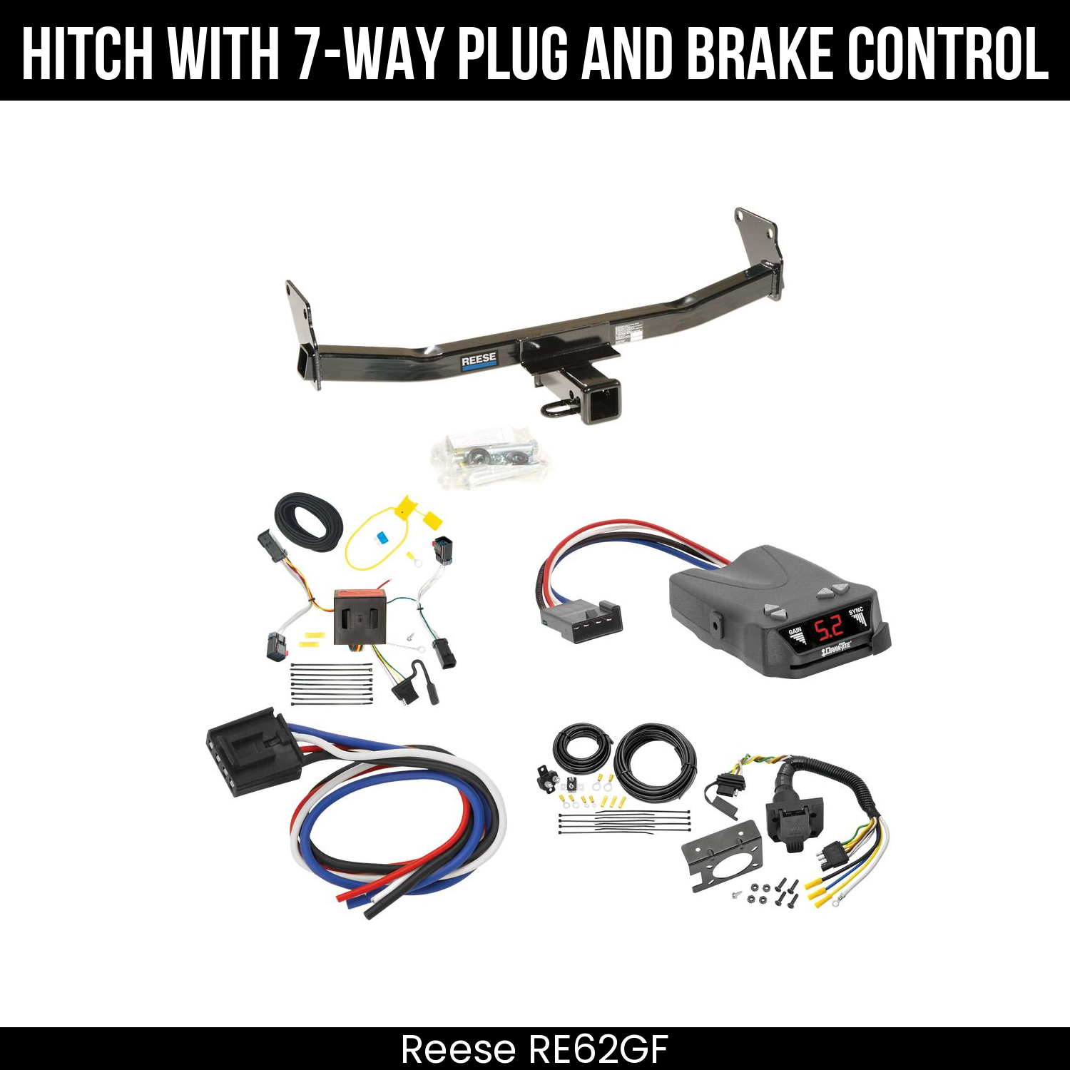 Trailer Hitch , 7-Way , Draw-Tite Activator IV Brake Control