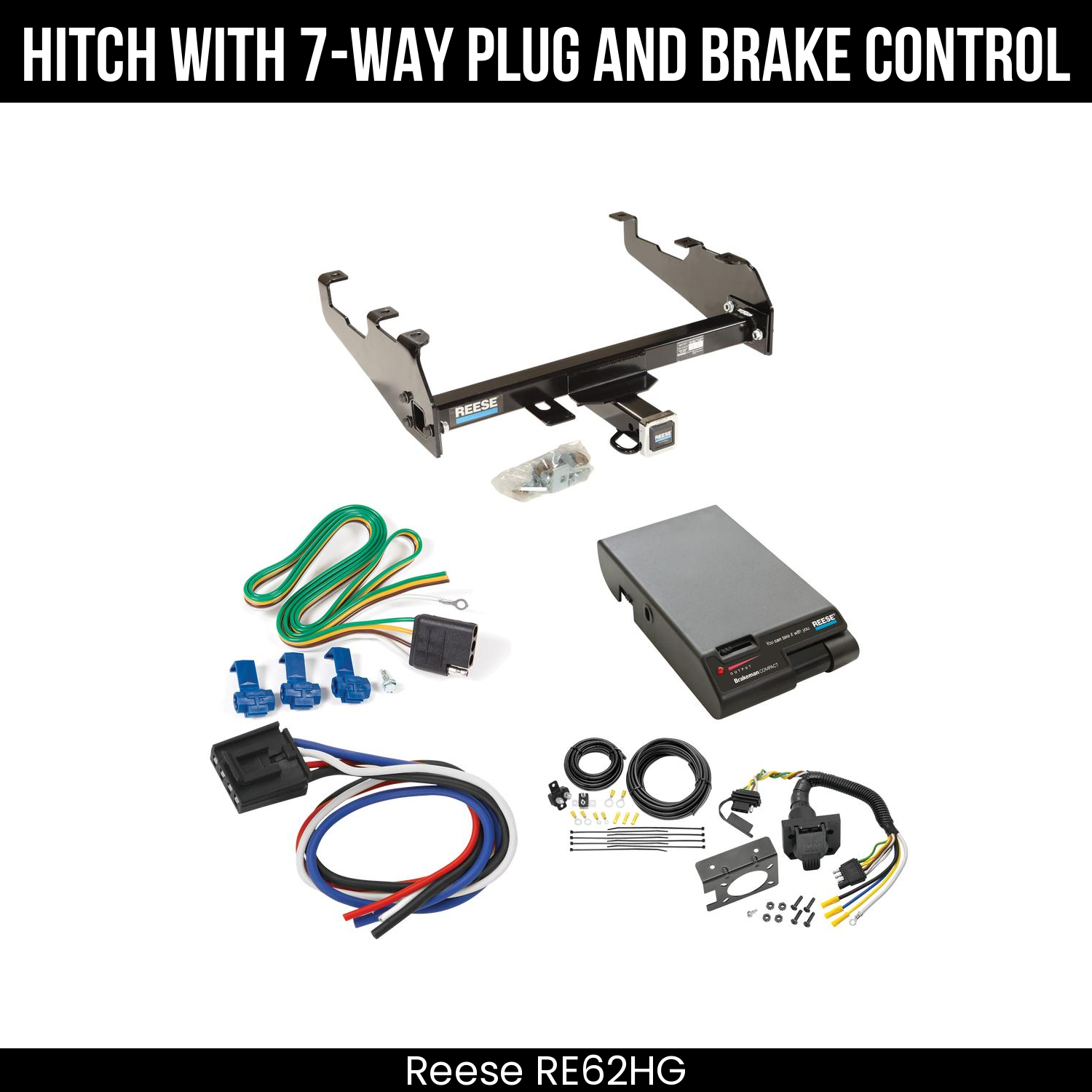 Trailer Hitch , 7-Way , Reese Brakeman Brake Control