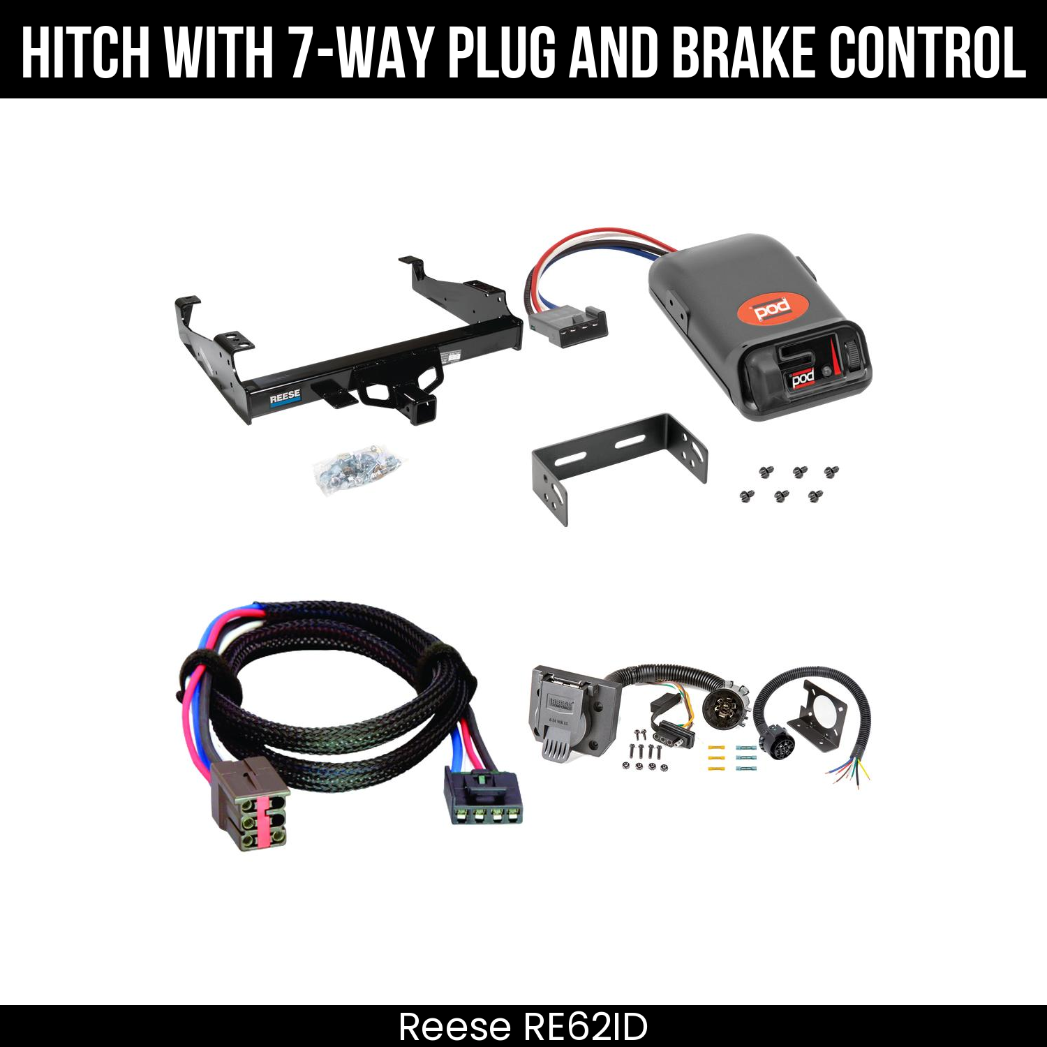 Trailer Hitch , 7-Way , Pro Series POD Brake Control