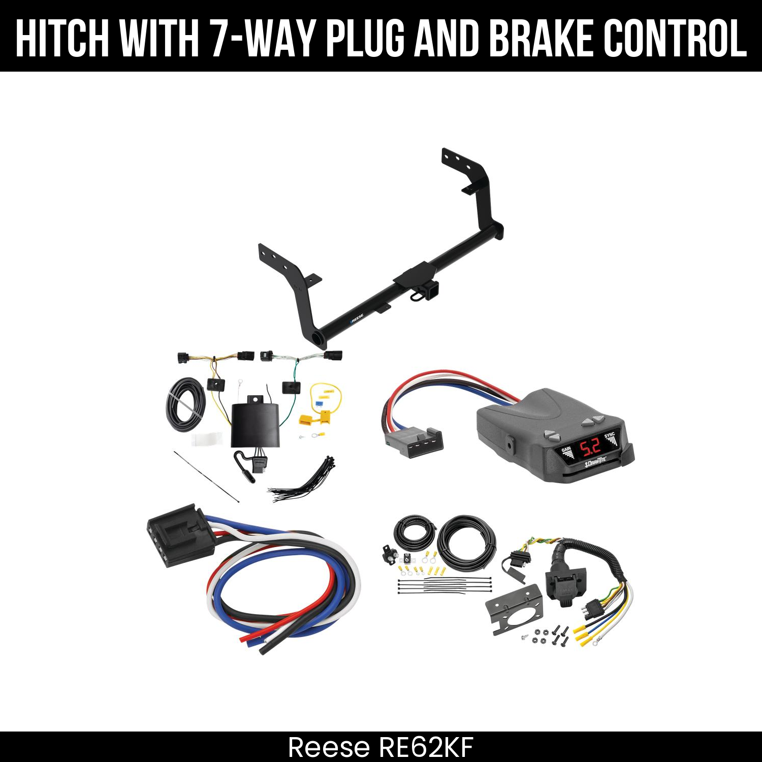 Trailer Hitch , 7-Way , Draw-Tite Activator IV Brake Control