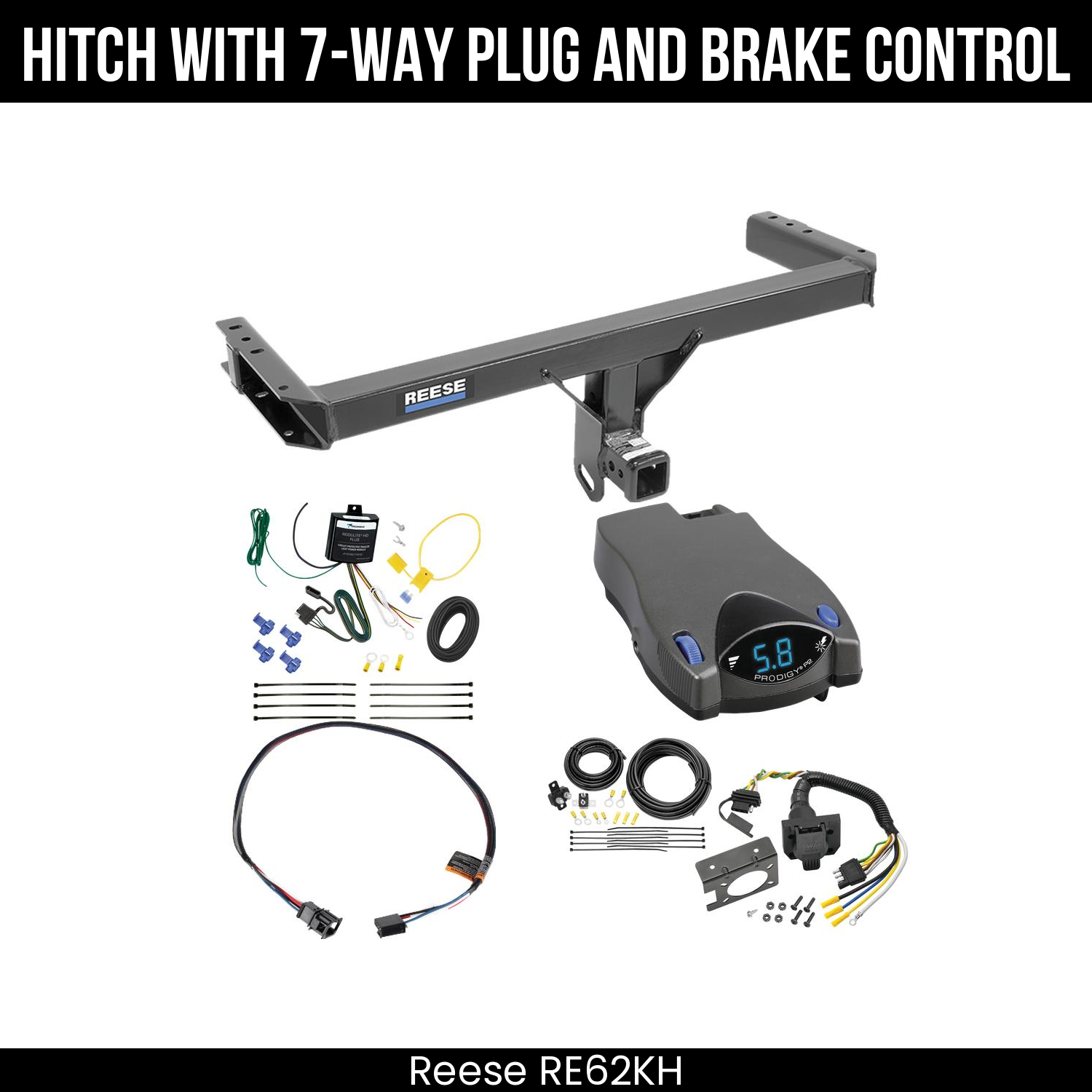 Trailer Hitch , 7-Way , Tekonsha Prodigy P2 Brake Control