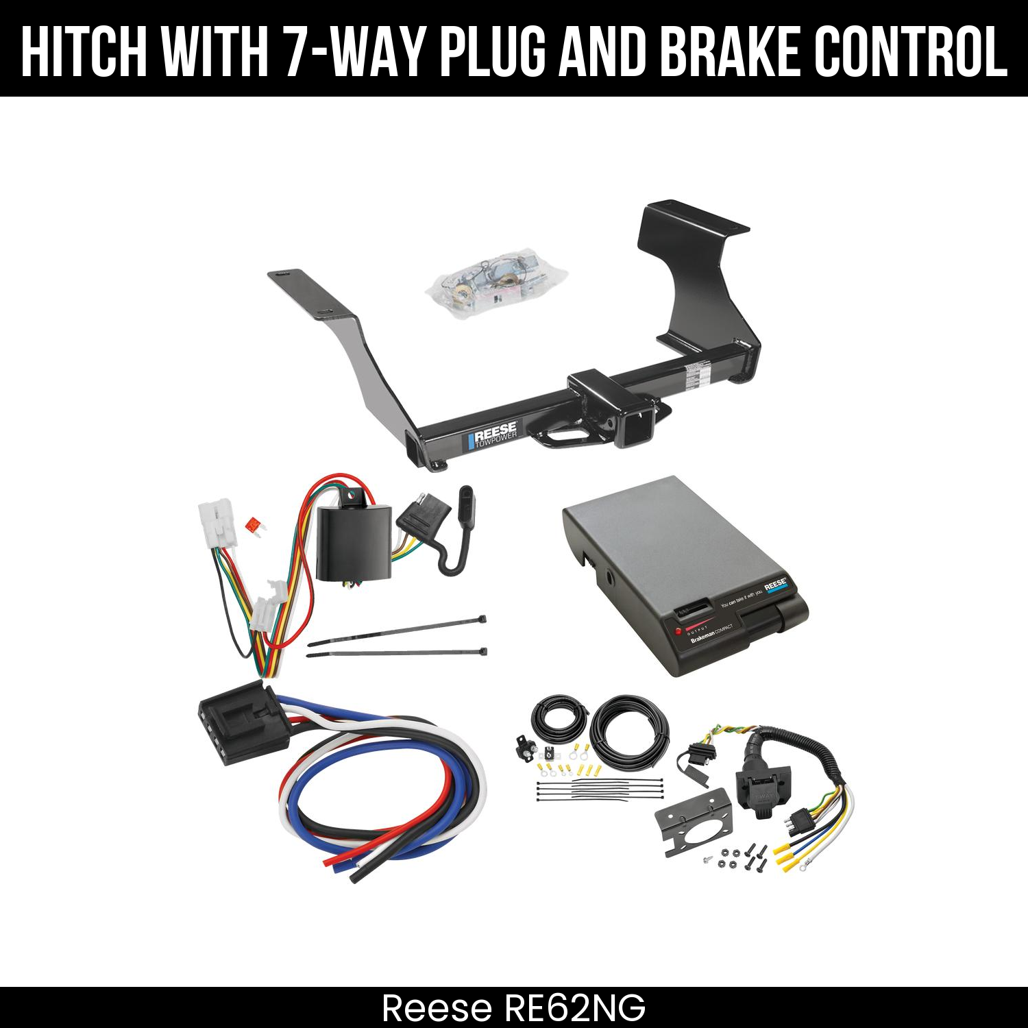 Trailer Hitch , 7-Way , Reese Brakeman Brake Control