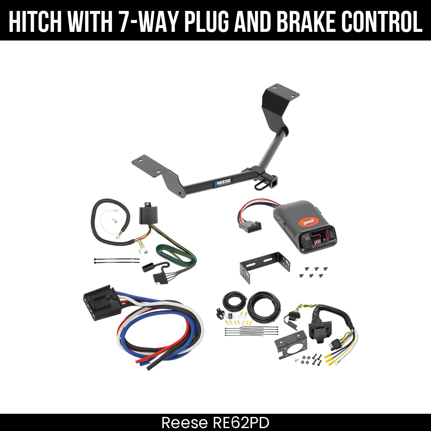 Trailer Hitch , 7-Way , Pro Series POD Brake Control
