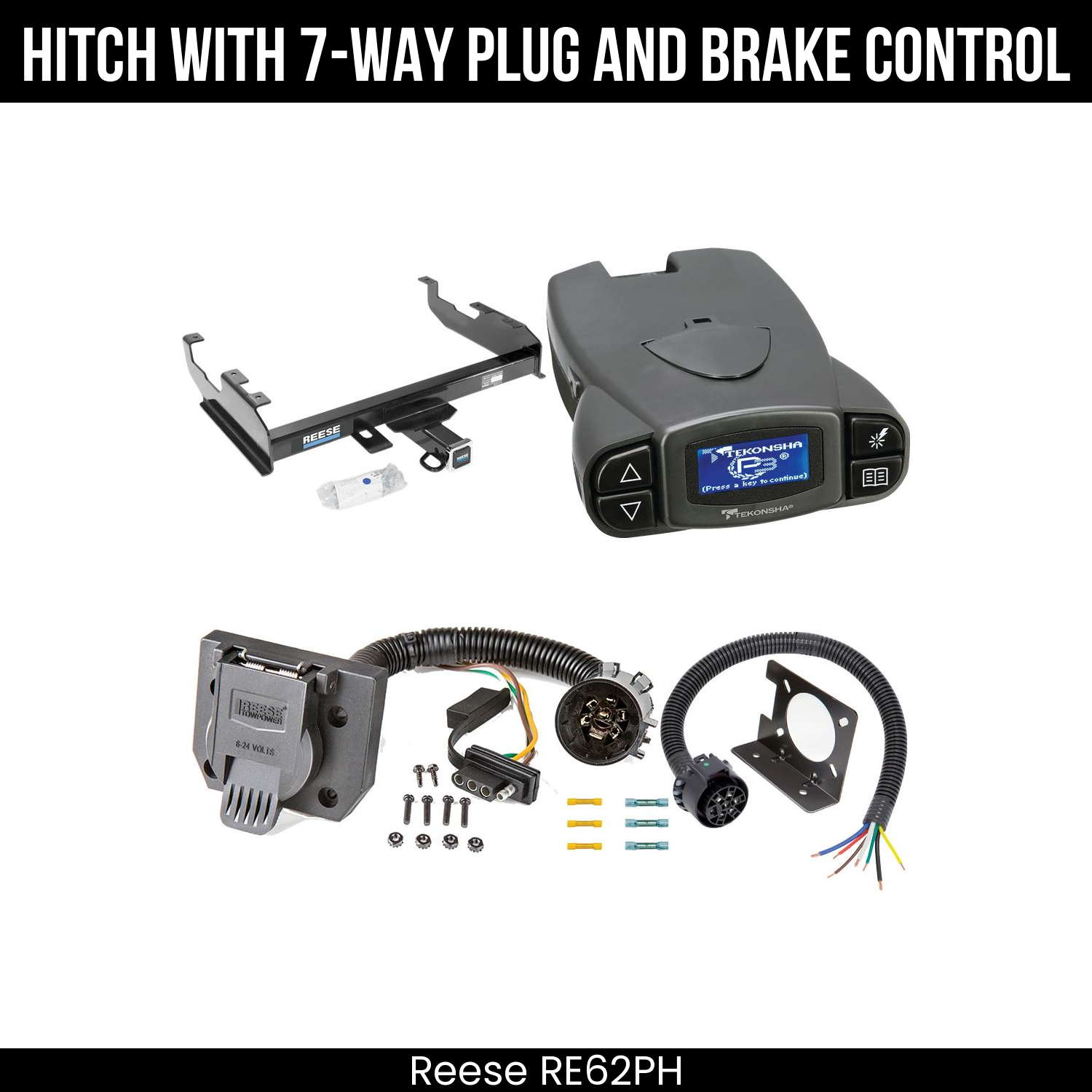 Trailer Hitch , 7-Way , Tekonsha Prodigy P3 Brake Control