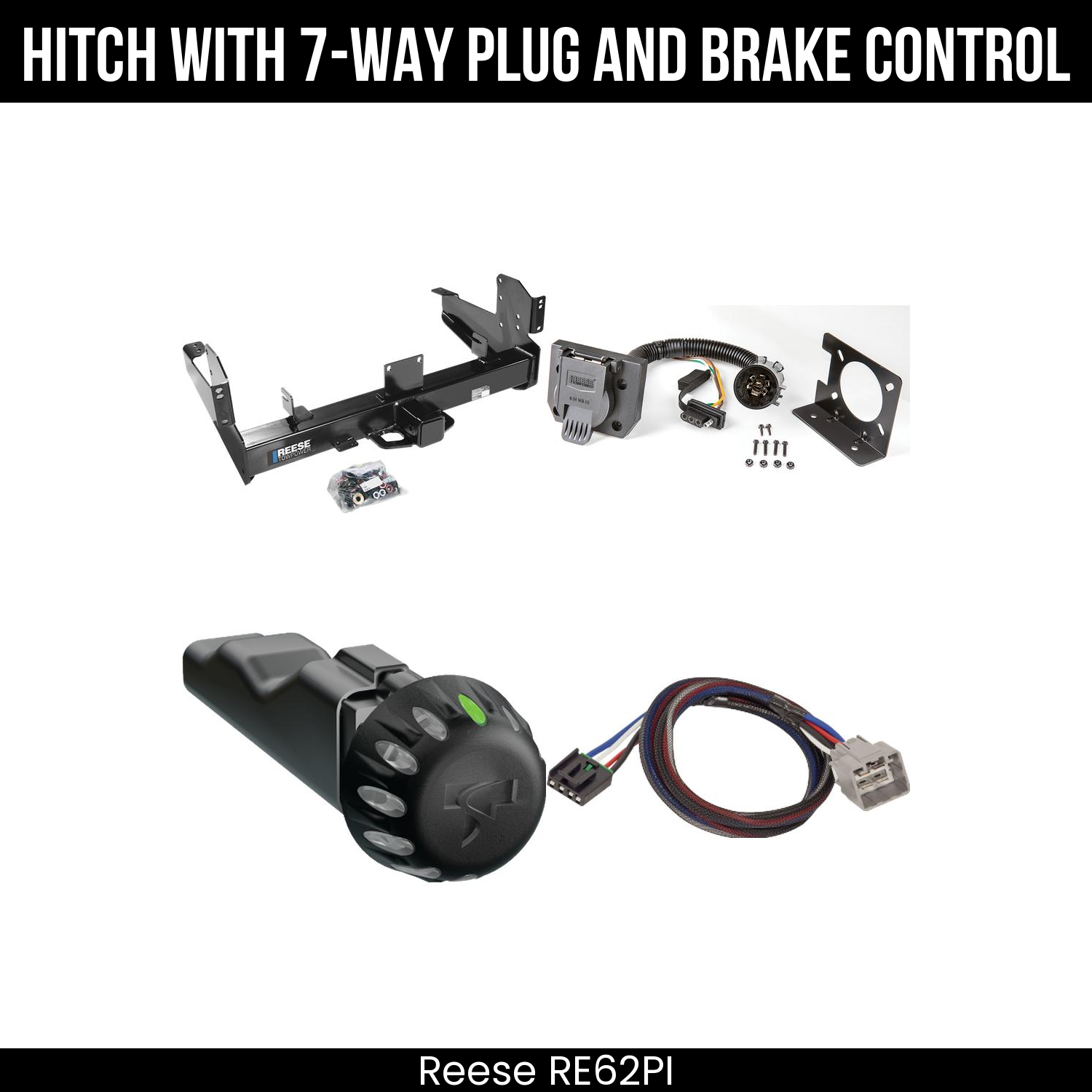Trailer Hitch , 7-Way , Tekonsha Voyager iD Smart Brake Control
