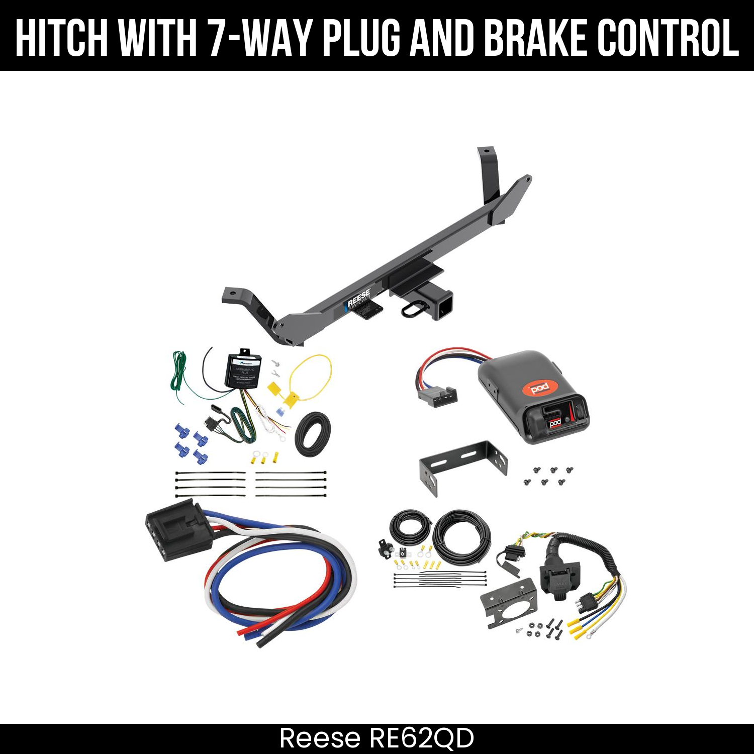 Trailer Hitch , 7-Way , Pro Series POD Brake Control