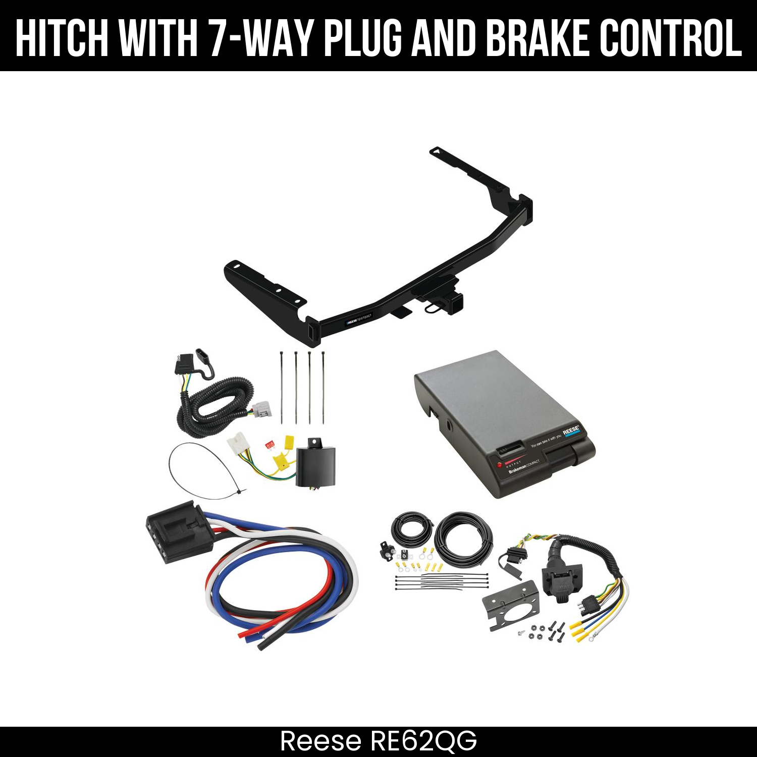 Trailer Hitch , 7-Way , Reese Brakeman Brake Control