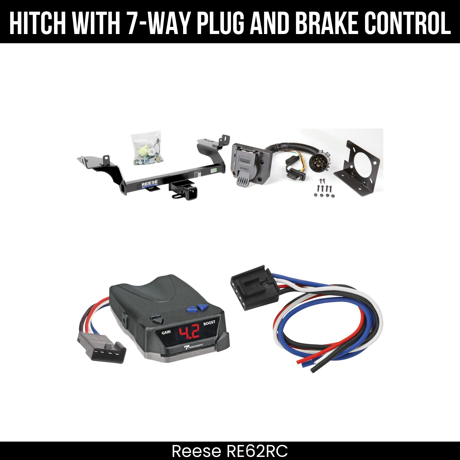 Trailer Hitch , 7-Way , Tekonsha Brake EVN Control