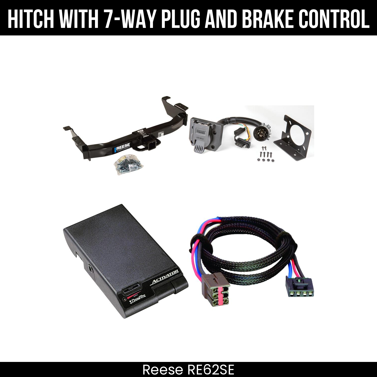 Trailer Hitch , 7-Way , Draw-Tite Activator Brake Control