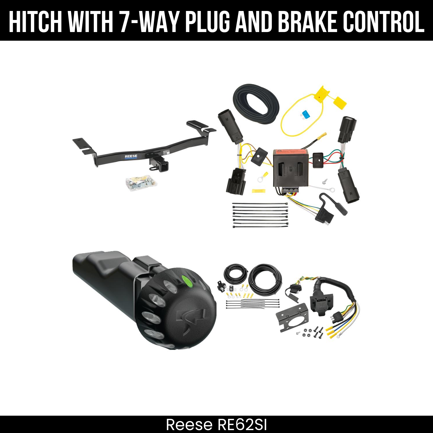 Trailer Hitch , 7-Way , Tekonsha Voyager iD Smart Brake Control
