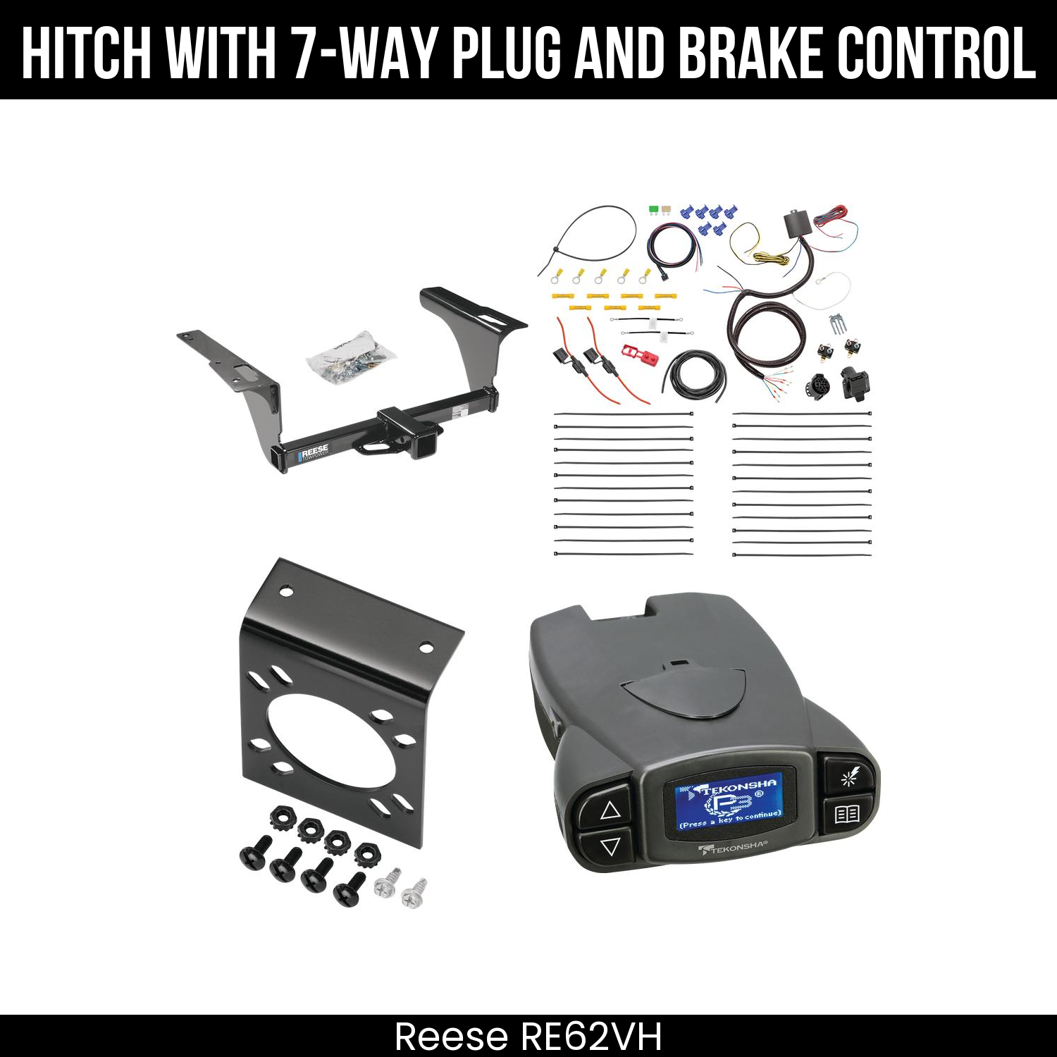 Trailer Hitch , 7-Way , Tekonsha Prodigy P3 Brake Control