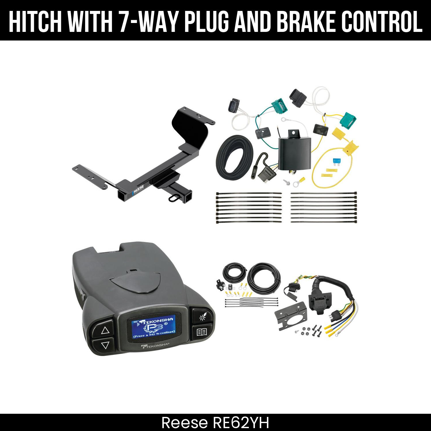 Trailer Hitch , 7-Way , Tekonsha Prodigy P3 Brake Control