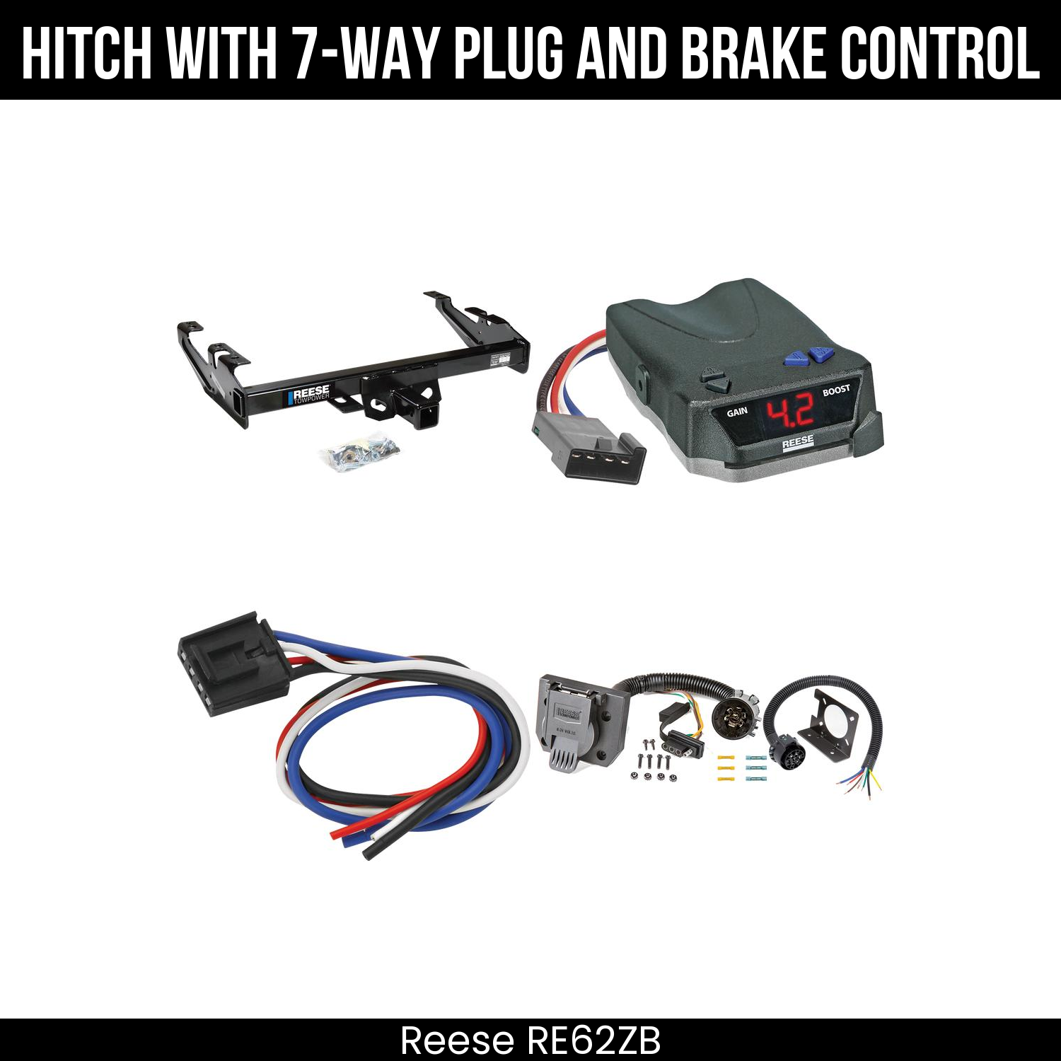 Trailer Hitch , 7-Way , Reese Brake EVN Control