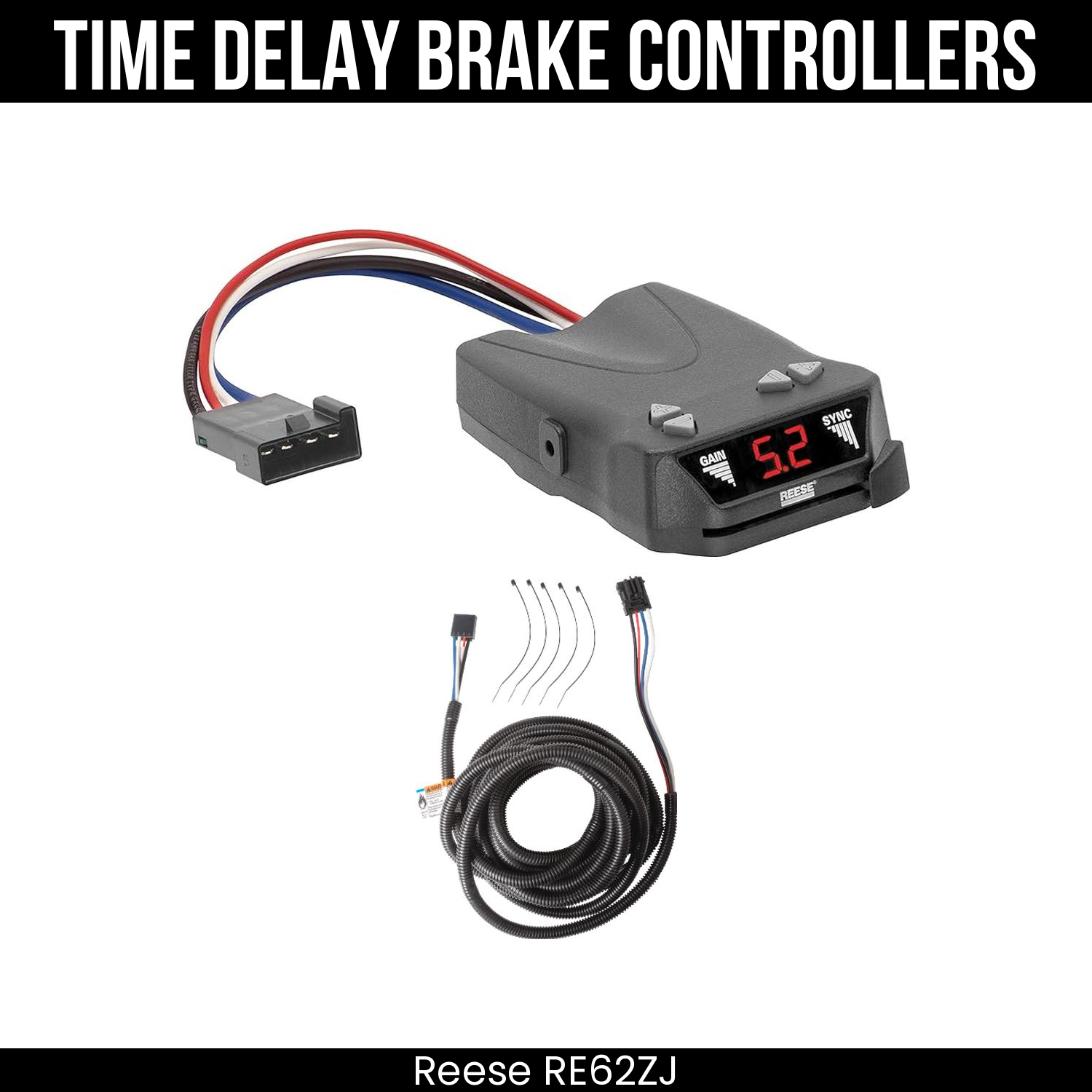 Reese Brakeman IV Brake Control , Plug Adapter
