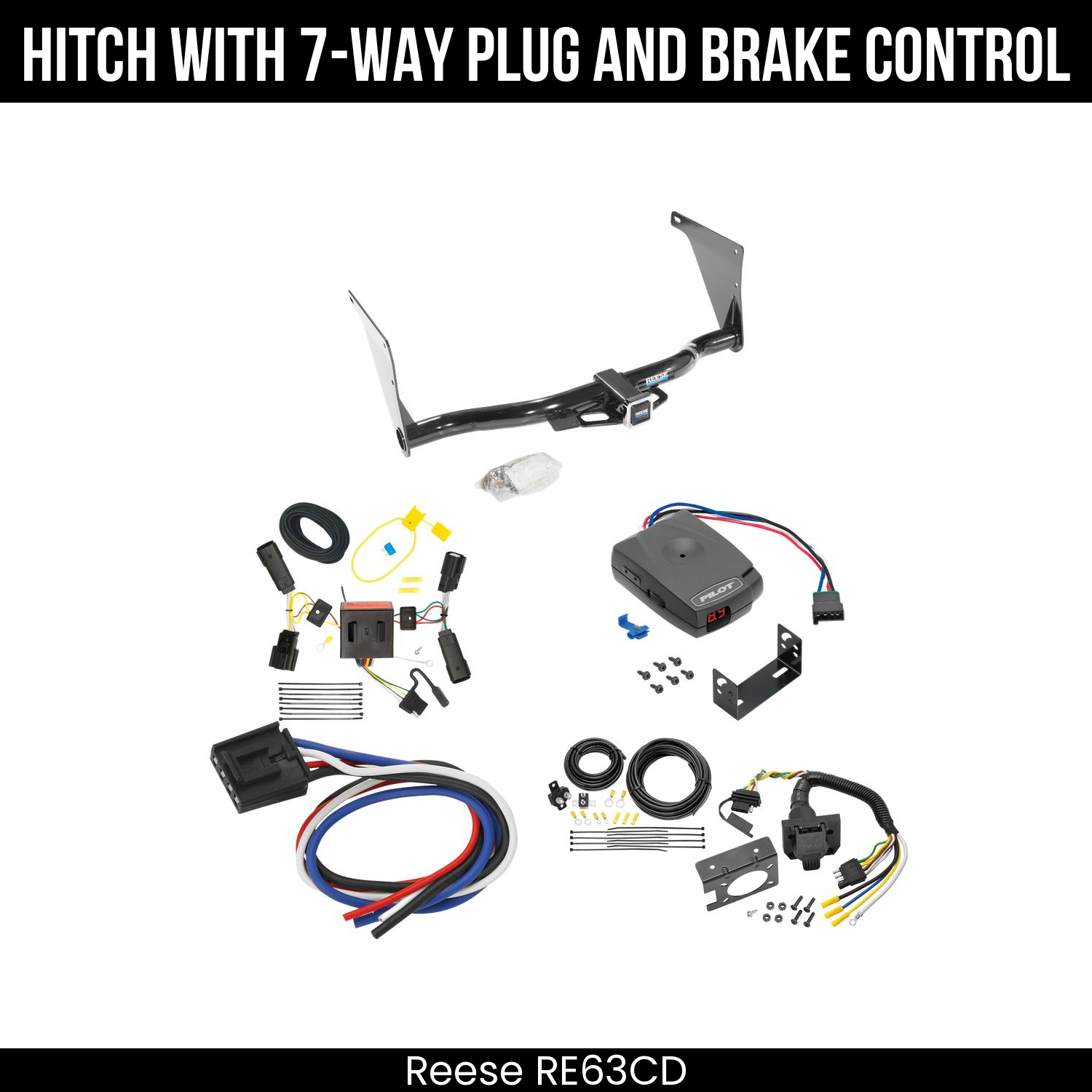 Trailer Hitch , 7-Way , Pro Series Pilot Brake Control