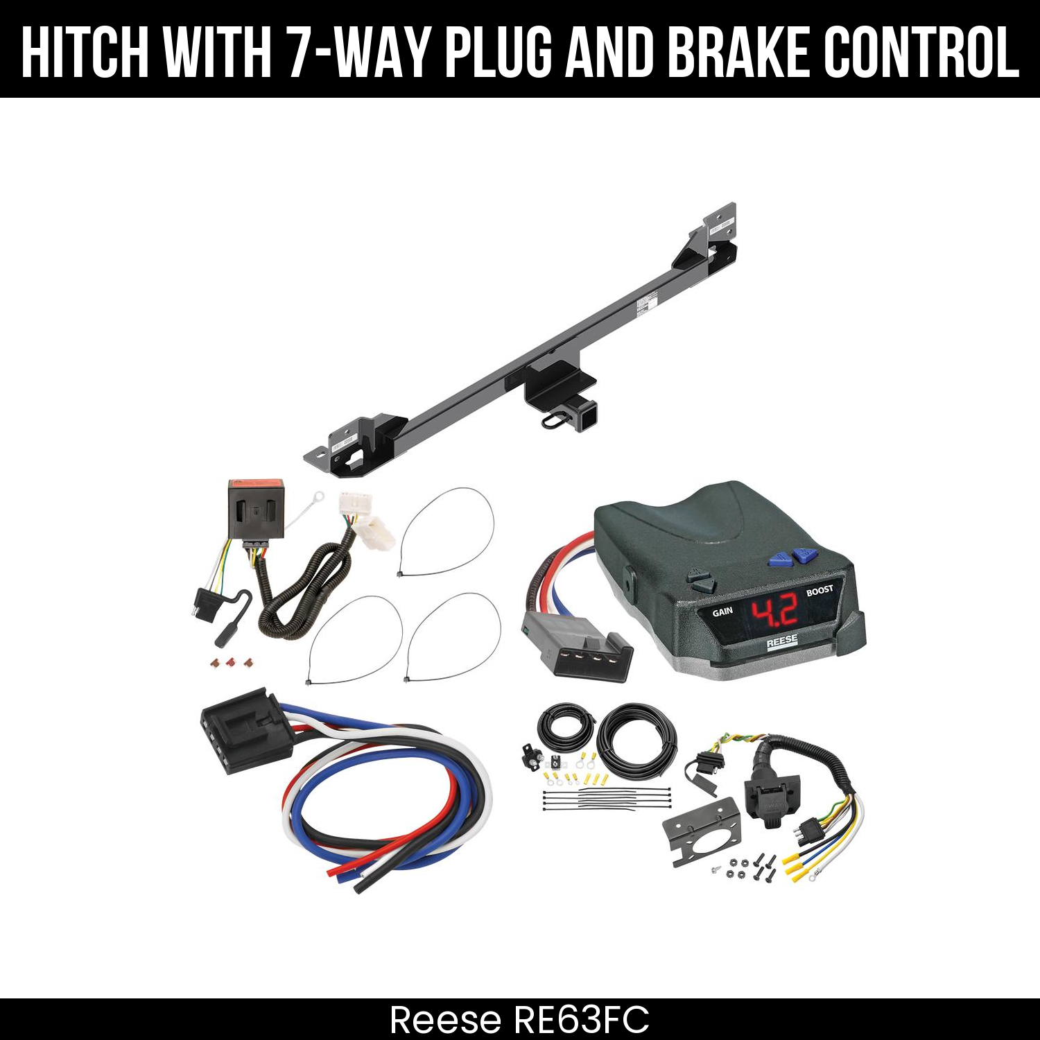 Trailer Hitch , 7-Way , Reese Brake EVN Control