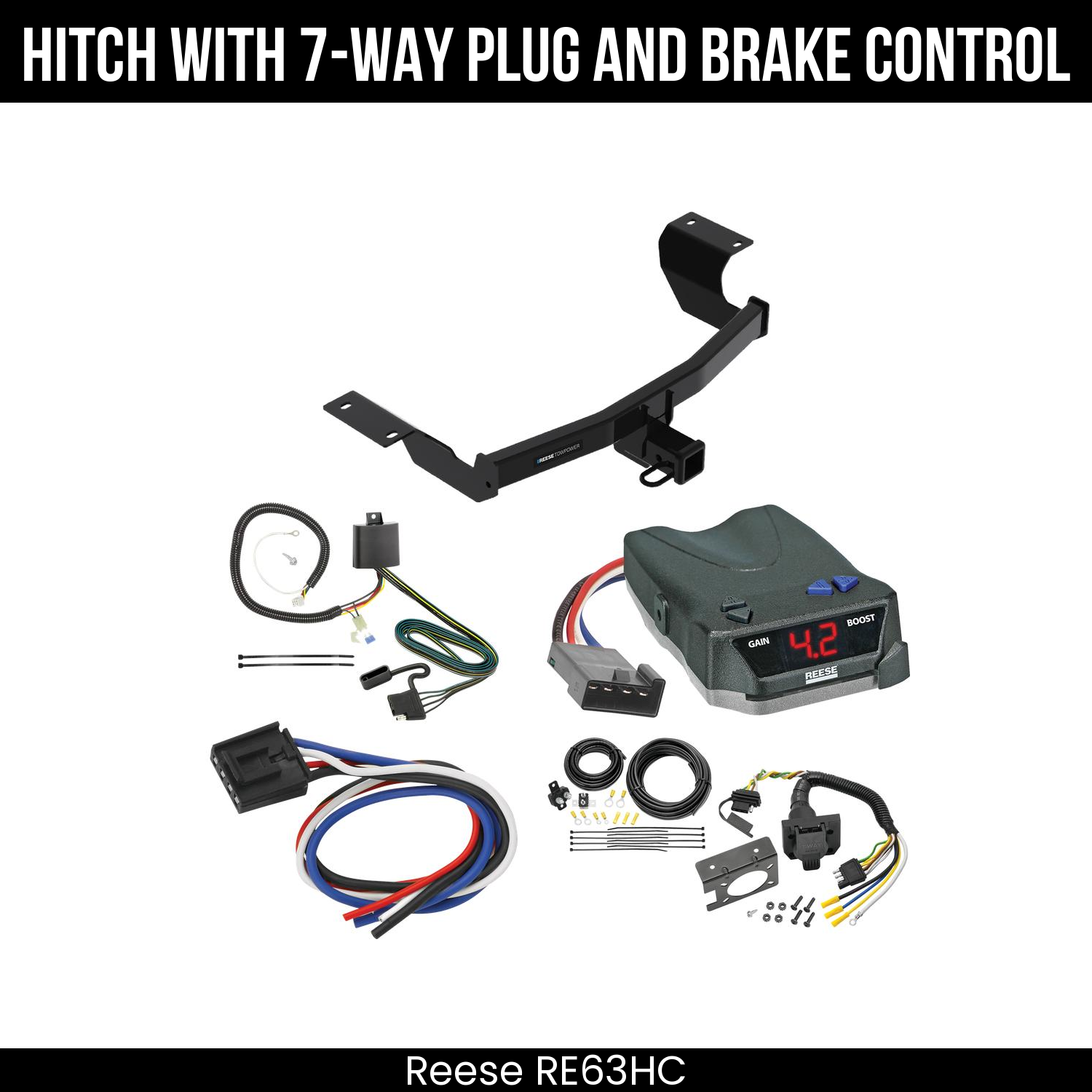 Trailer Hitch , 7-Way , Reese Brake EVN Control