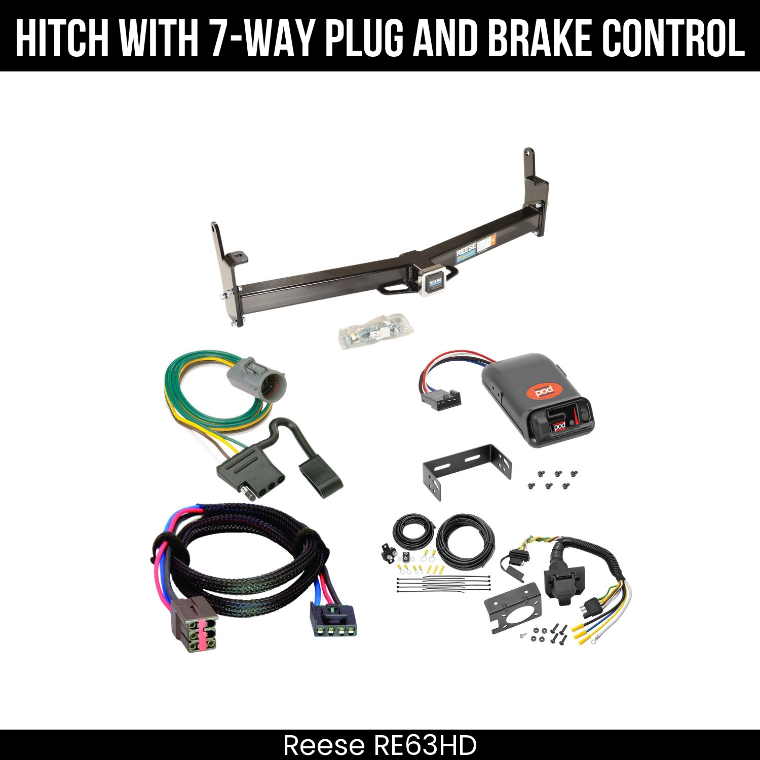 Trailer Hitch , 7-Way , Pro Series POD Brake Control