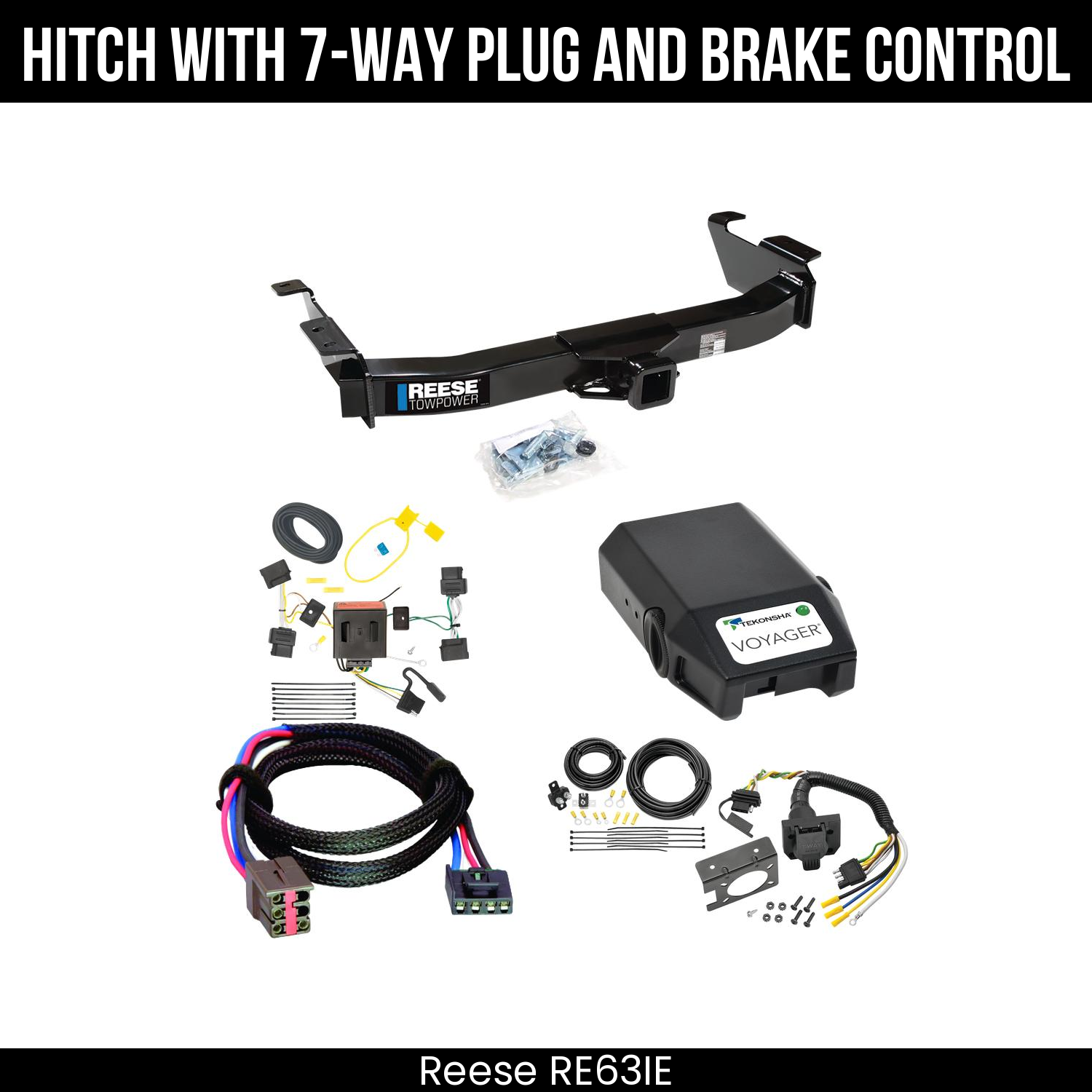 Trailer Hitch , 7-Way , Tekonsha Voyager Brake Control