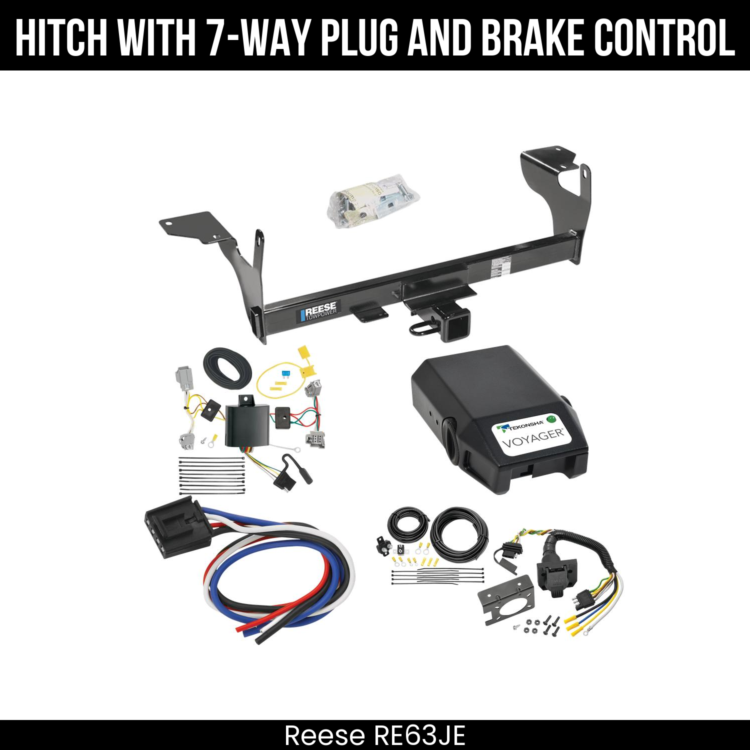 Trailer Hitch , 7-Way , Tekonsha Voyager Brake Control