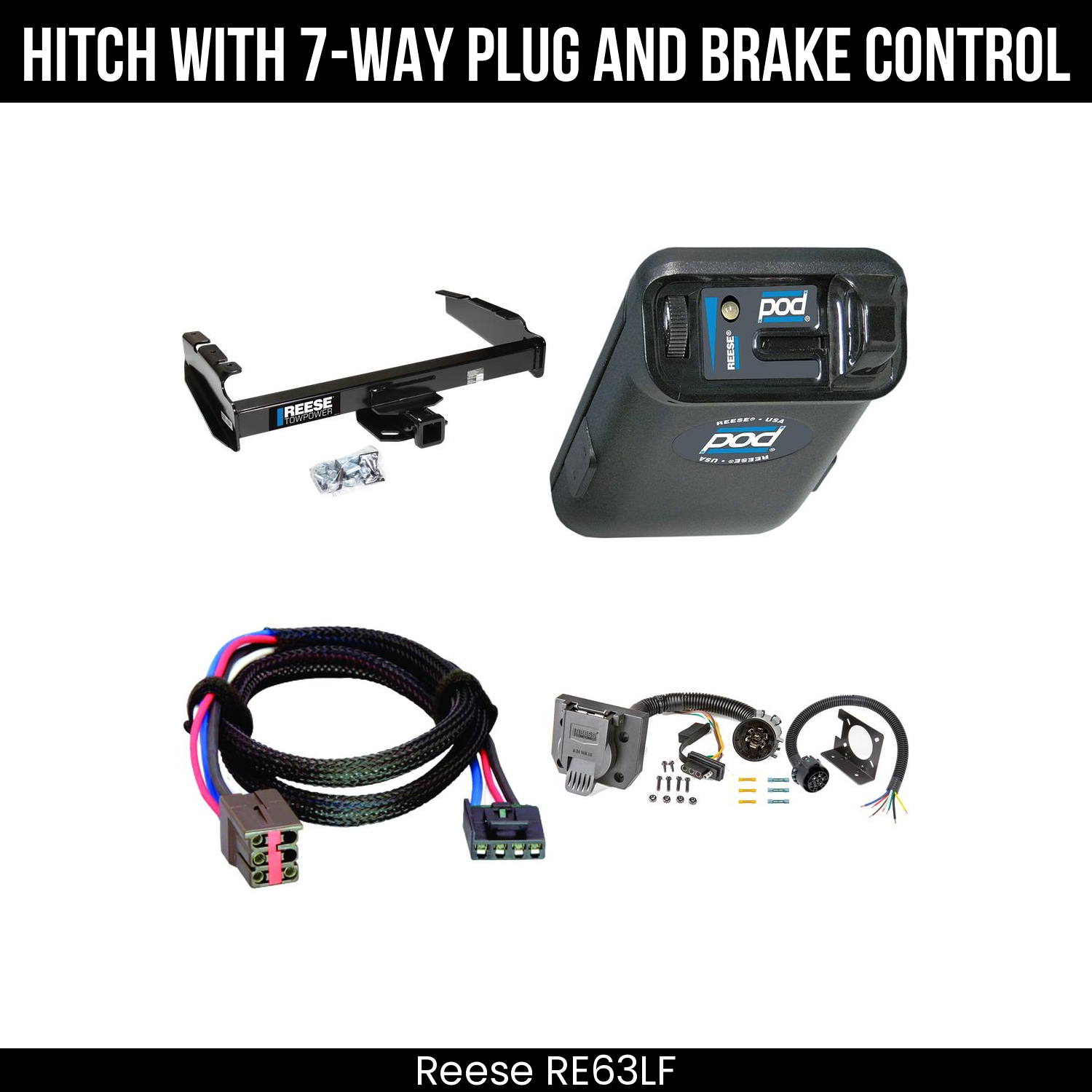 Trailer Hitch , 7-Way , Reese POD Brake Control