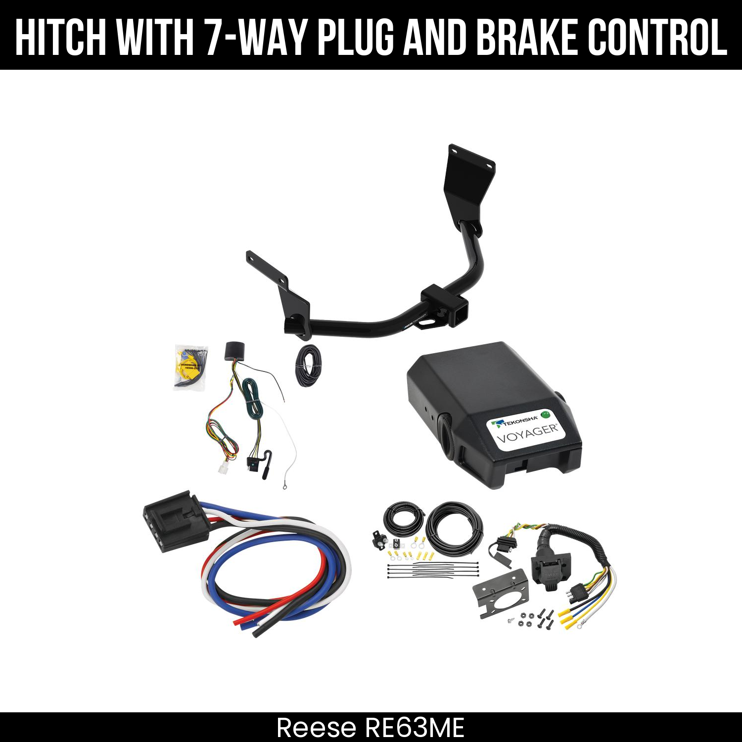 Trailer Hitch , 7-Way , Tekonsha Voyager Brake Control