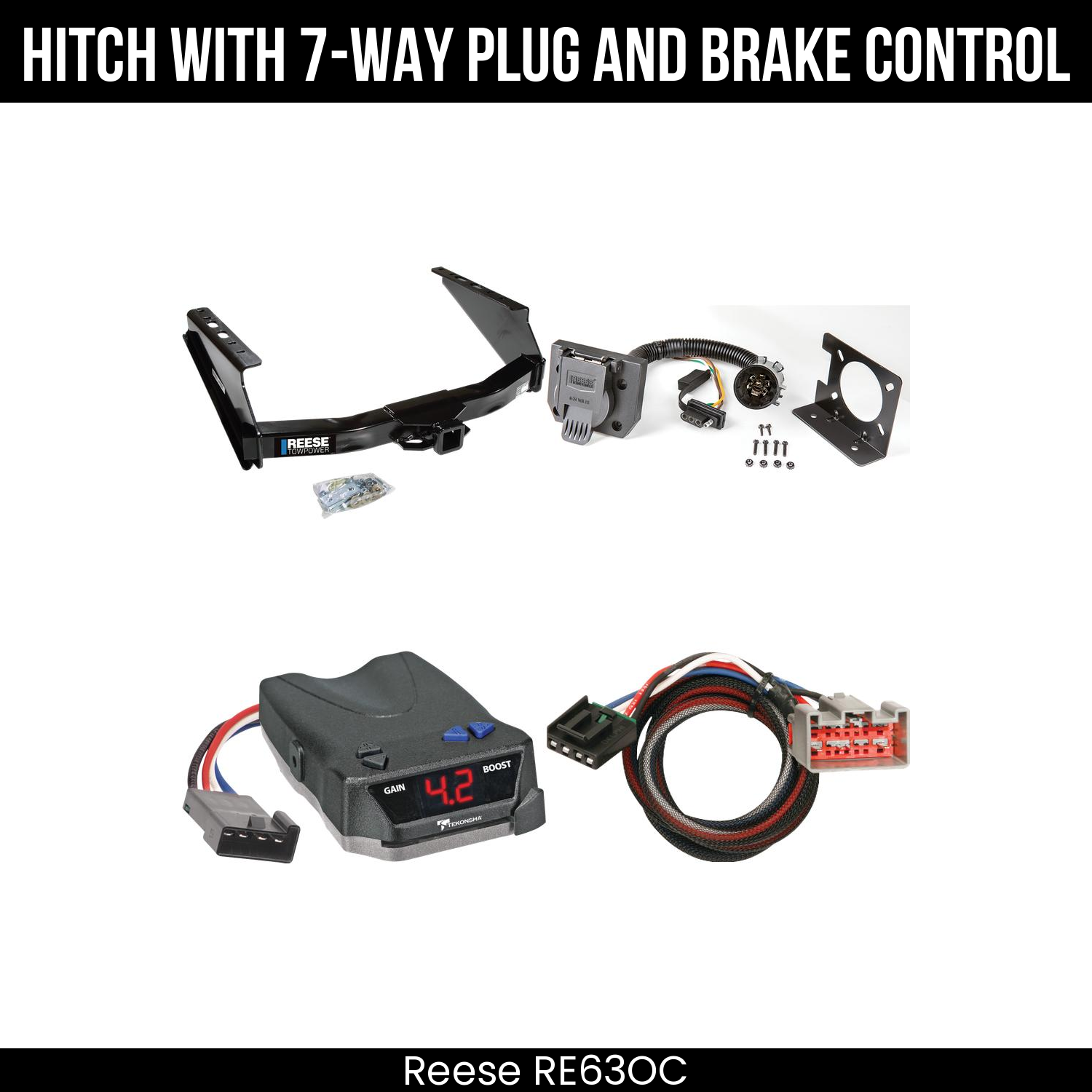 Trailer Hitch , 7-Way , Tekonsha Brake EVN Control