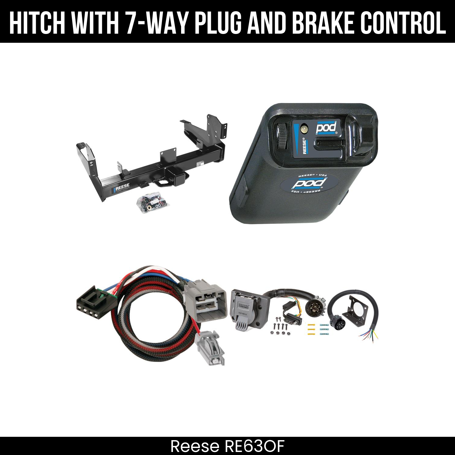 Trailer Hitch , 7-Way , Reese POD Brake Control