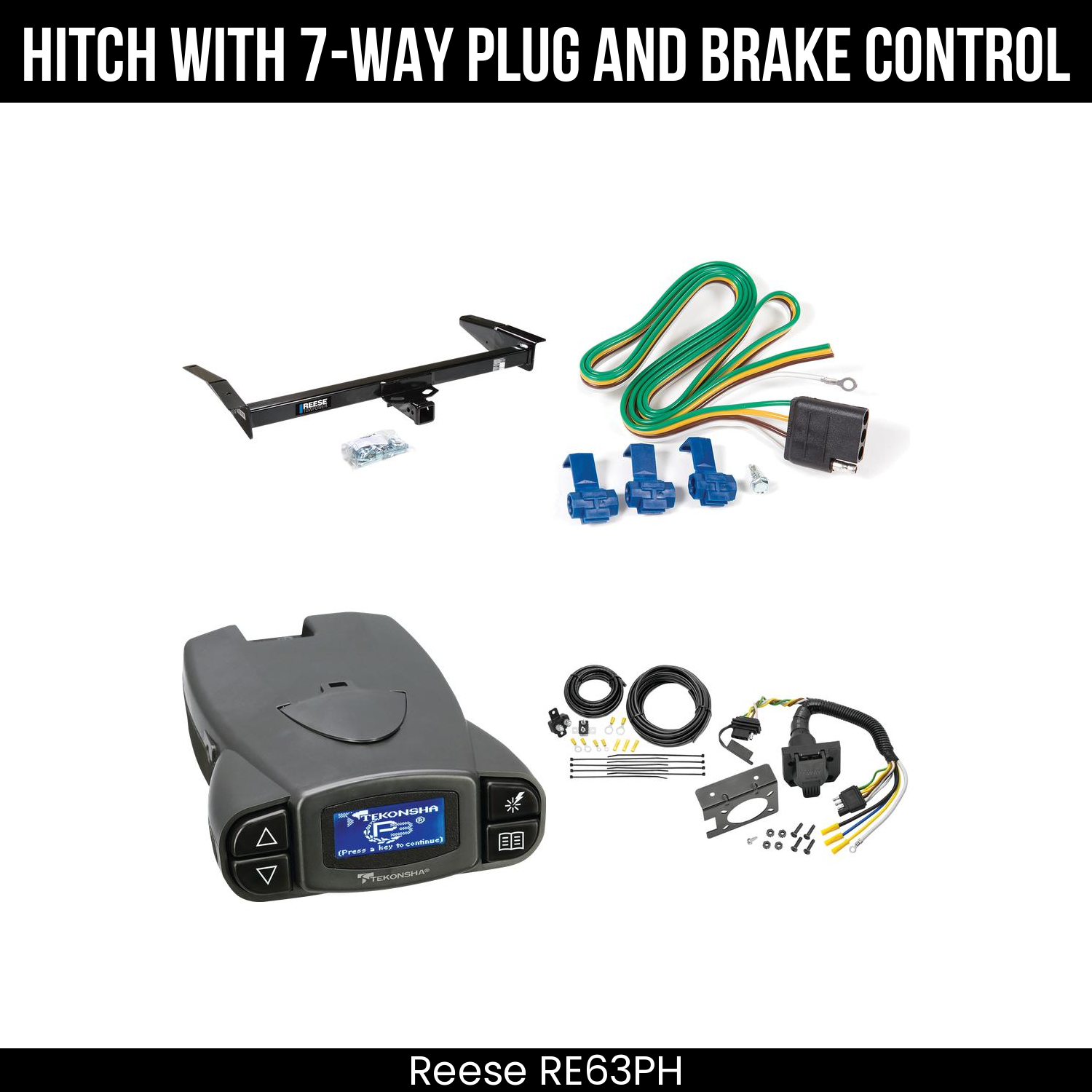 Trailer Hitch , 7-Way , Tekonsha Prodigy P3 Brake Control