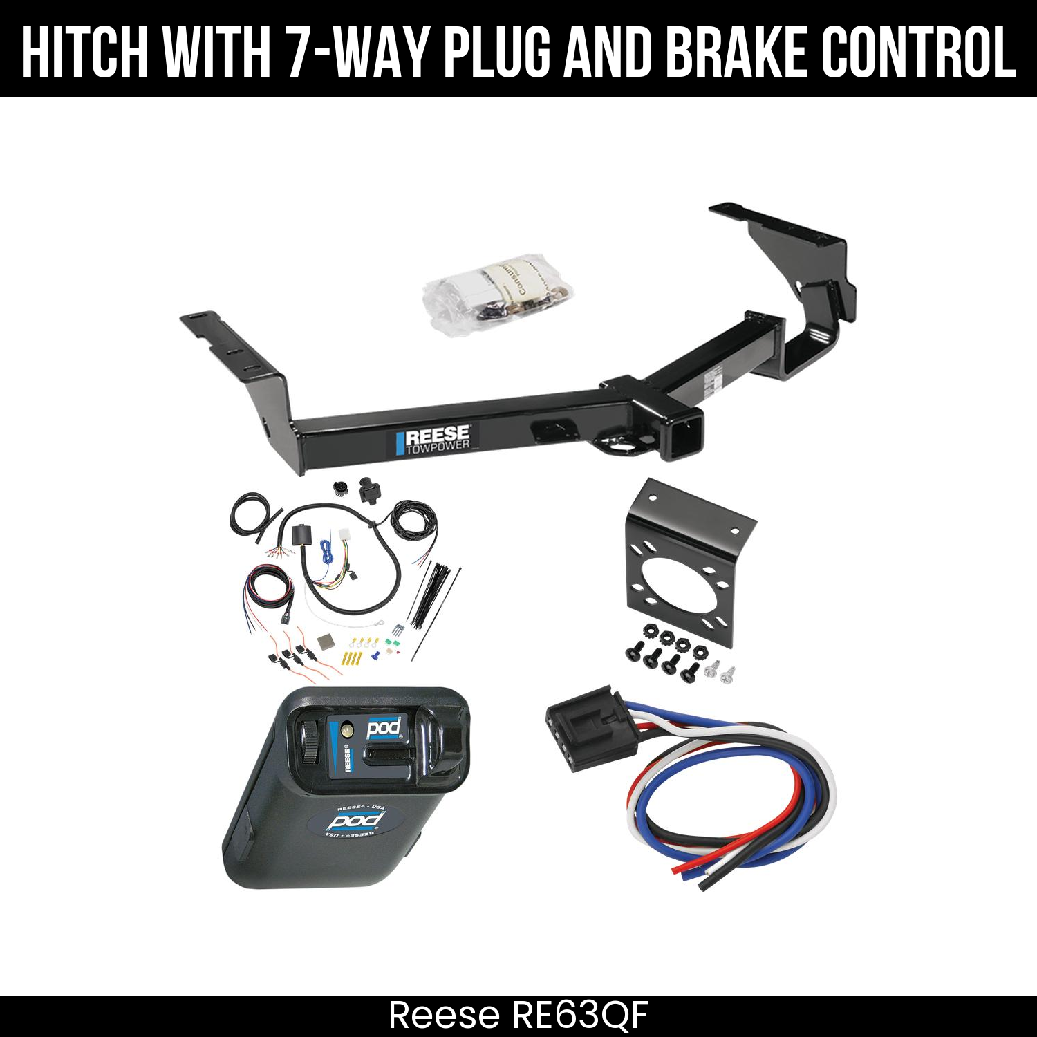 Trailer Hitch , 7-Way , Reese POD Brake Control