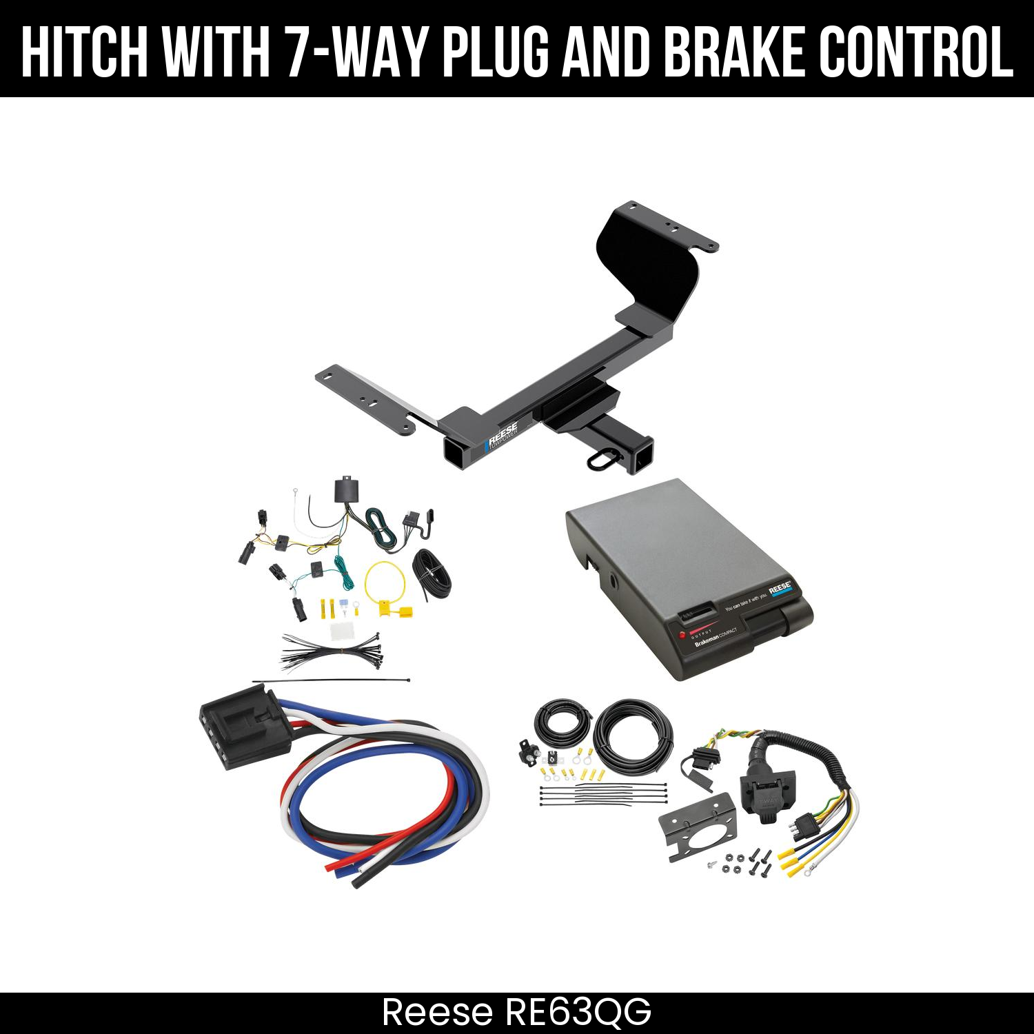 Trailer Hitch , 7-Way , Reese Brakeman Brake Control