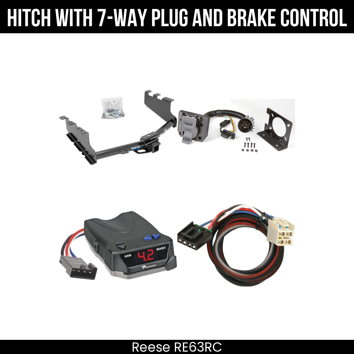 Trailer Hitch , 7-Way , Tekonsha Brake EVN Control
