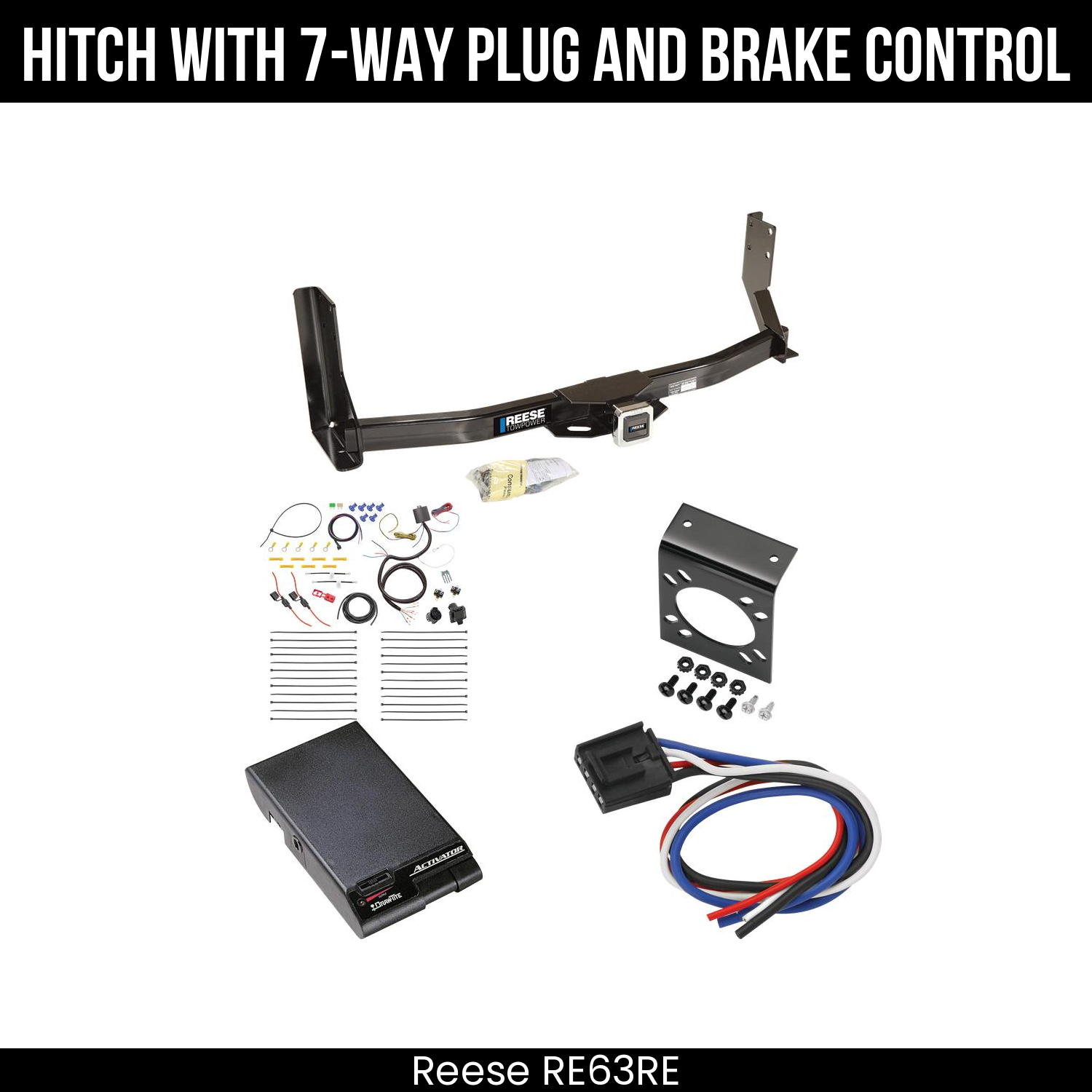 Trailer Hitch , 7-Way , Draw-Tite Activator Brake Control