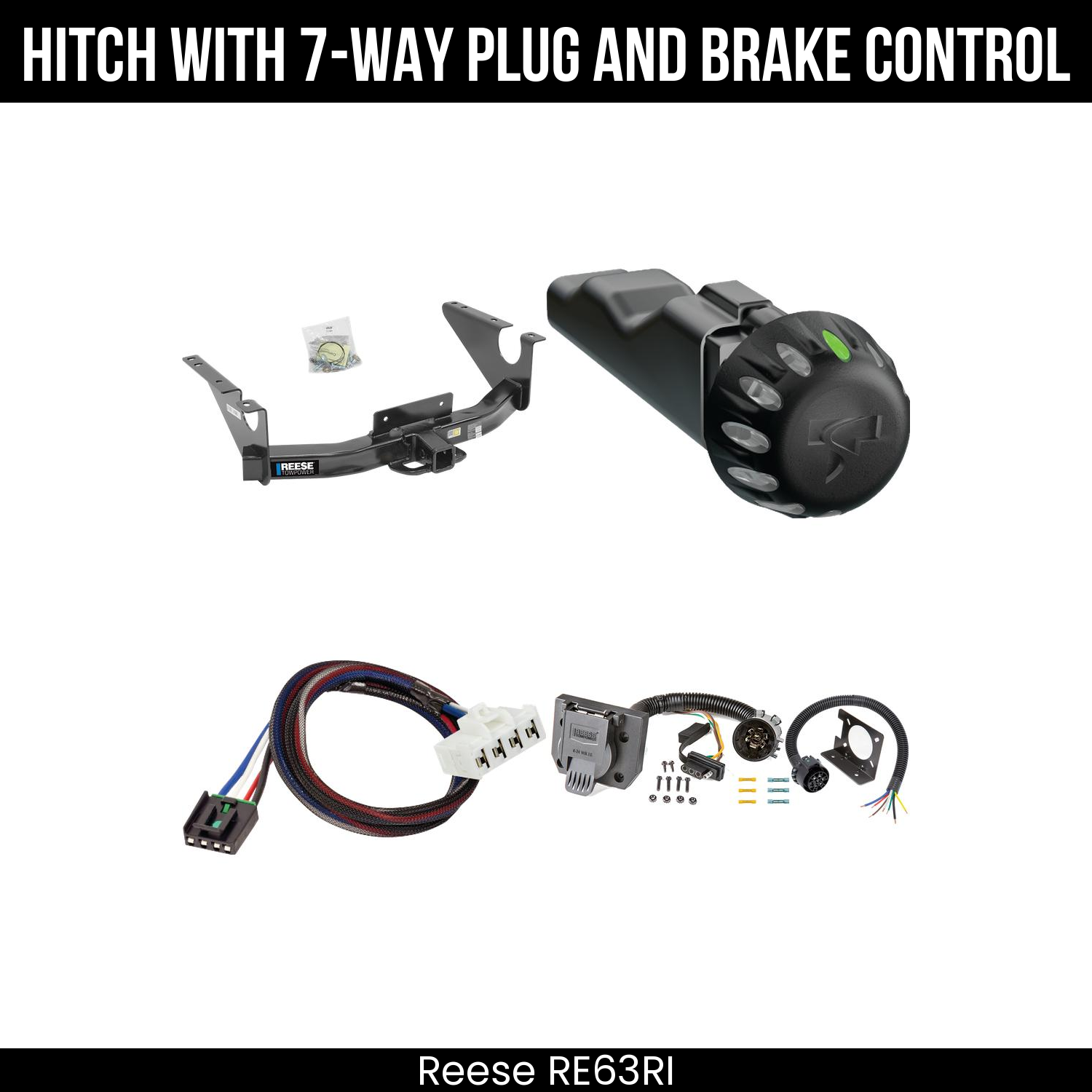 Trailer Hitch , 7-Way , Tekonsha Voyager iD Smart Brake Control