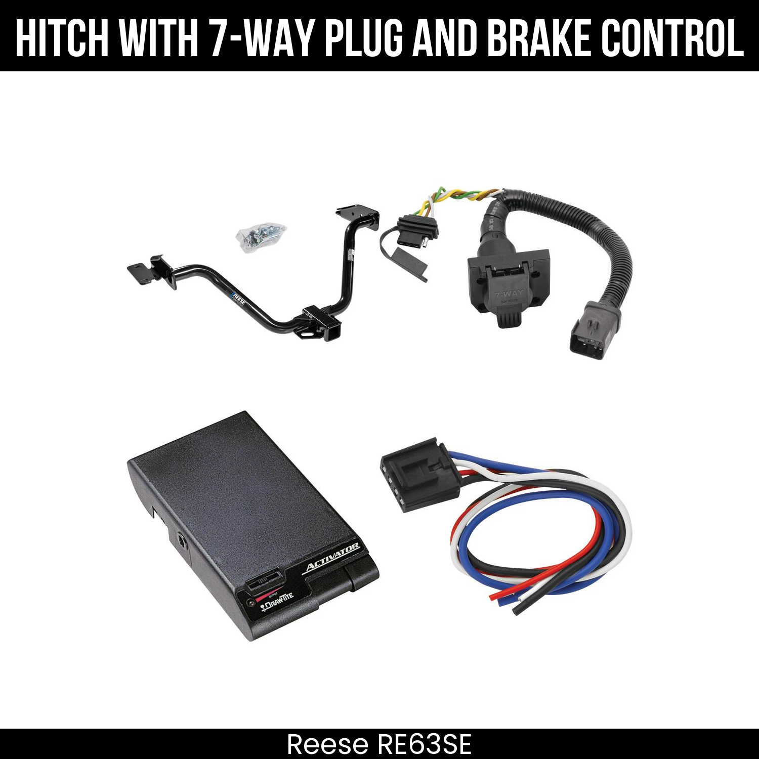 Trailer Hitch , 7-Way , Draw-Tite Activator Brake Control