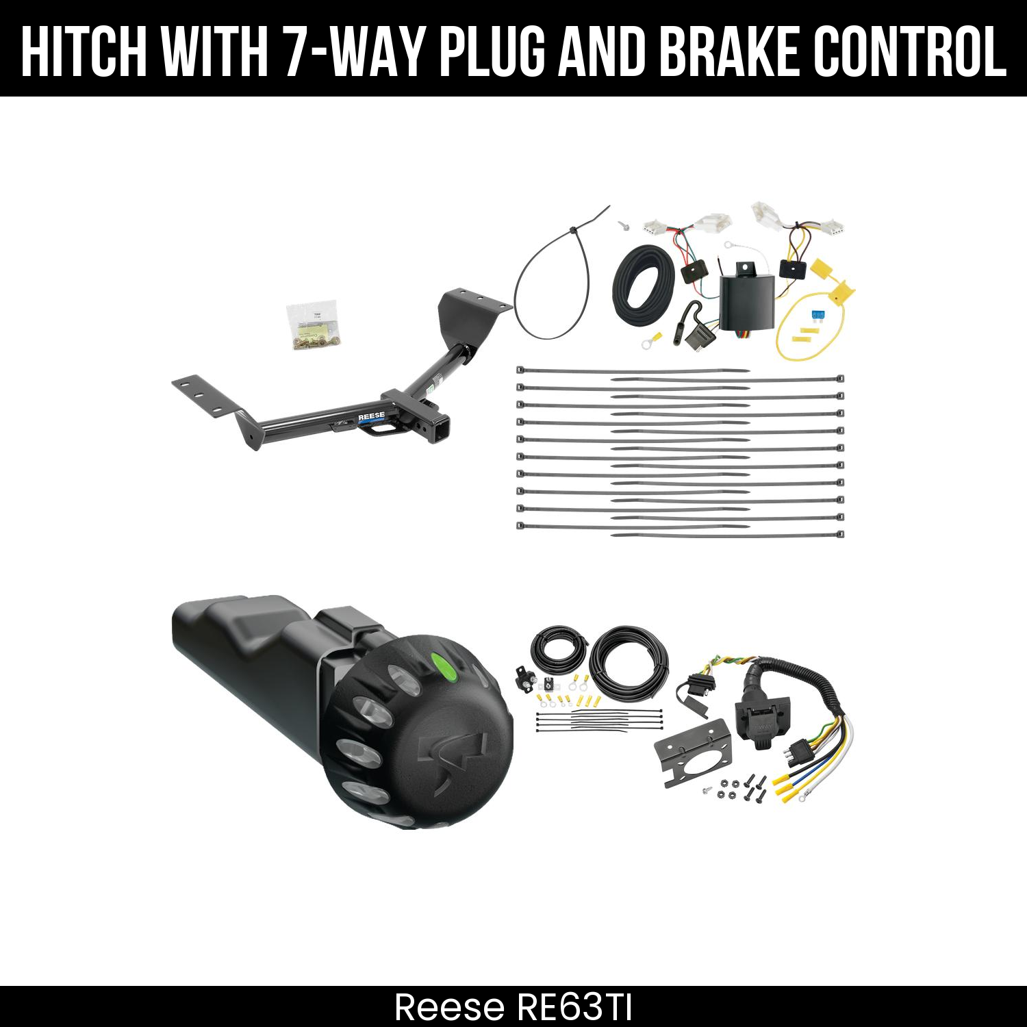 Trailer Hitch , 7-Way , Tekonsha Voyager iD Smart Brake Control