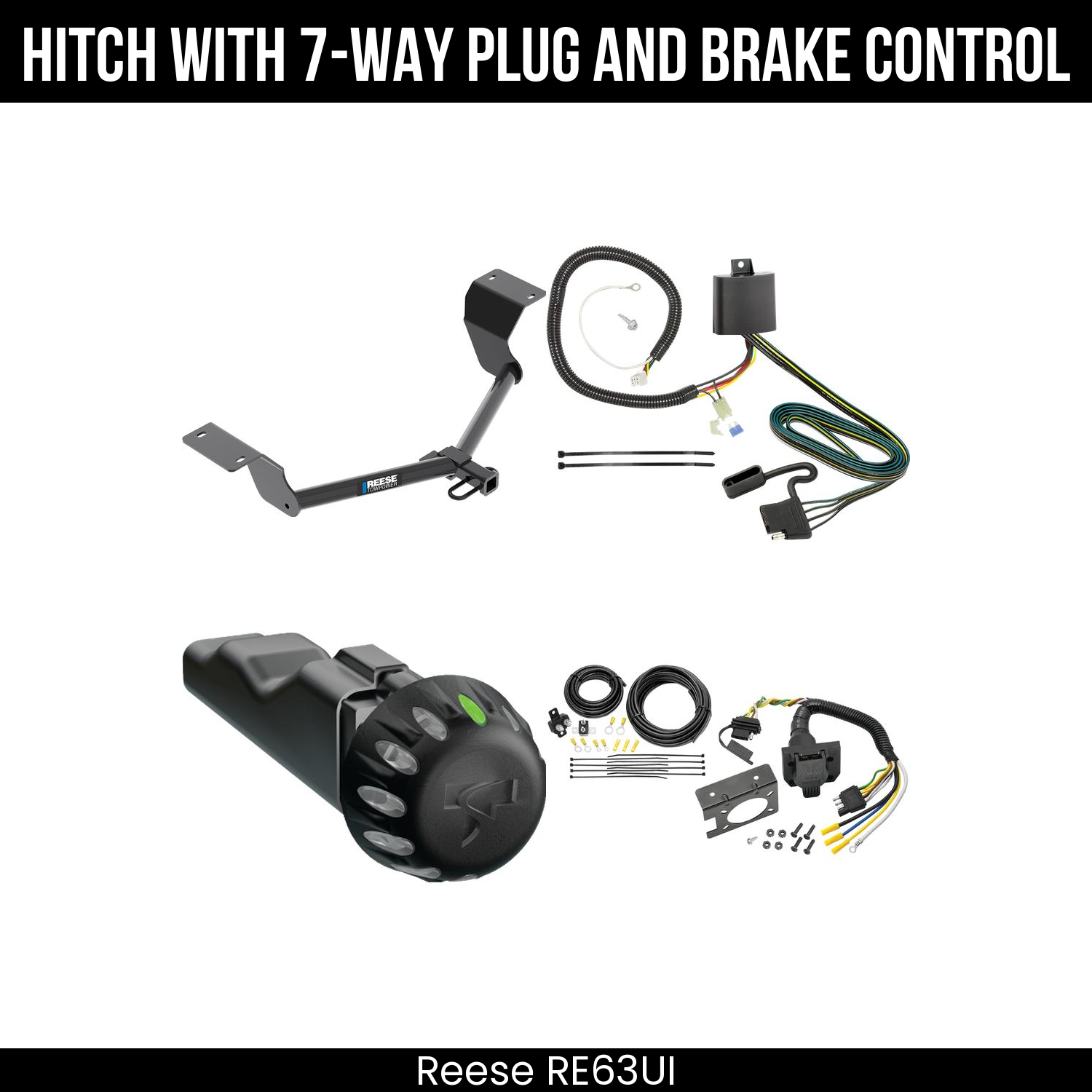 Trailer Hitch , 7-Way , Tekonsha Voyager iD Smart Brake Control